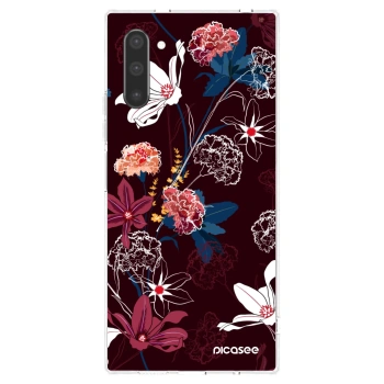 Picasee silikonowe przeźroczyste etui na Samsung Galaxy Note 10 N970F - Dark Meadow