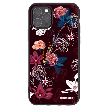 Picasee silikonowe czarne etui na Apple iPhone 11 Pro - Dark Meadow
