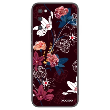 Picasee silikonowe czarne etui na Samsung Galaxy S20 G980F - Dark Meadow