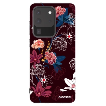 Picasee silikonowe przeźroczyste etui na Samsung Galaxy S20 Ultra 5G G988F - Dark Meadow