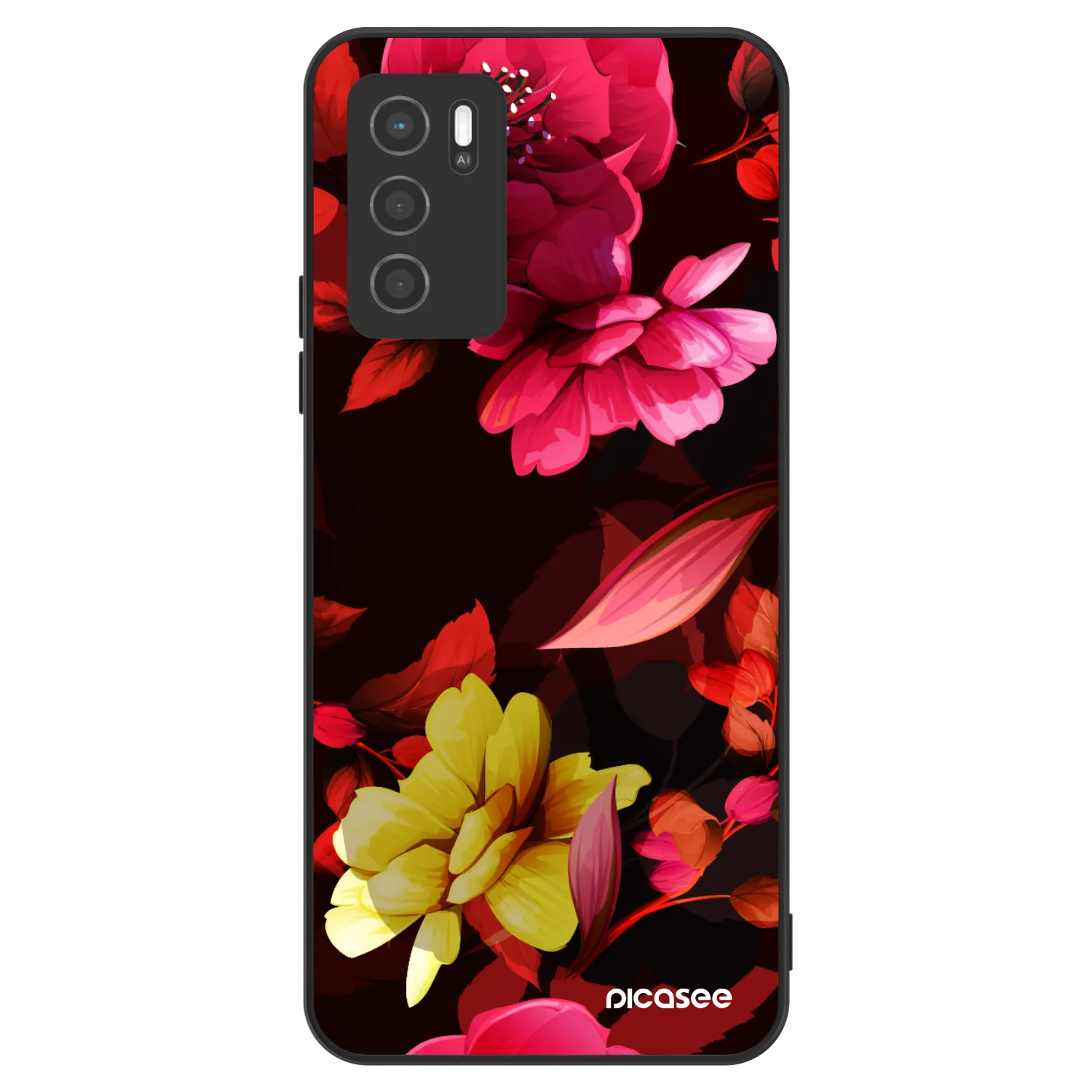 Picasee ULTIMATE CASE na OPPO A16s - Dark Peonny