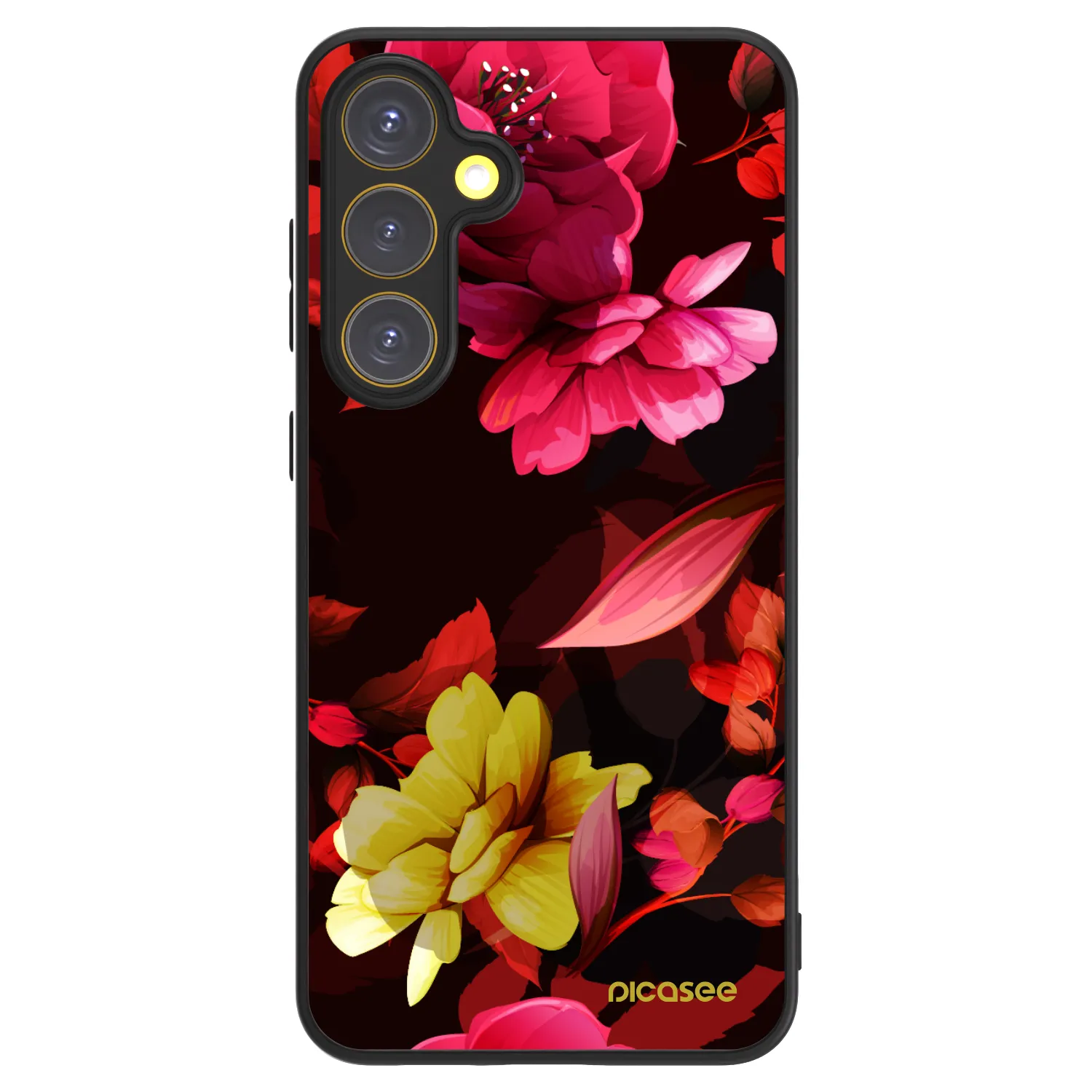 Picasee ULTIMATE CASE PowerShare pro Samsung Galaxy S24 FE S721B - Dark Peonny