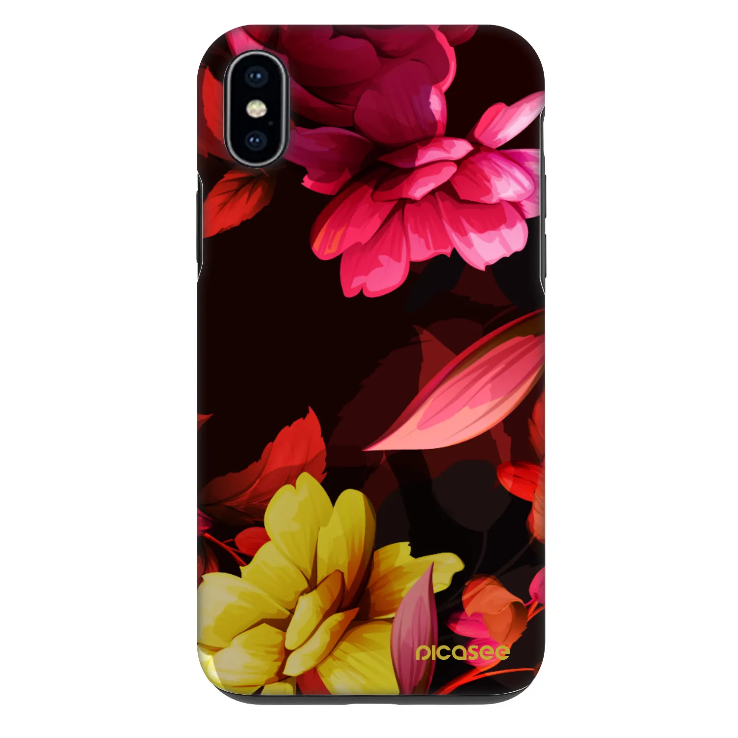 Picasee Fashion Case na Apple iPhone XS Max - Dark Peonny