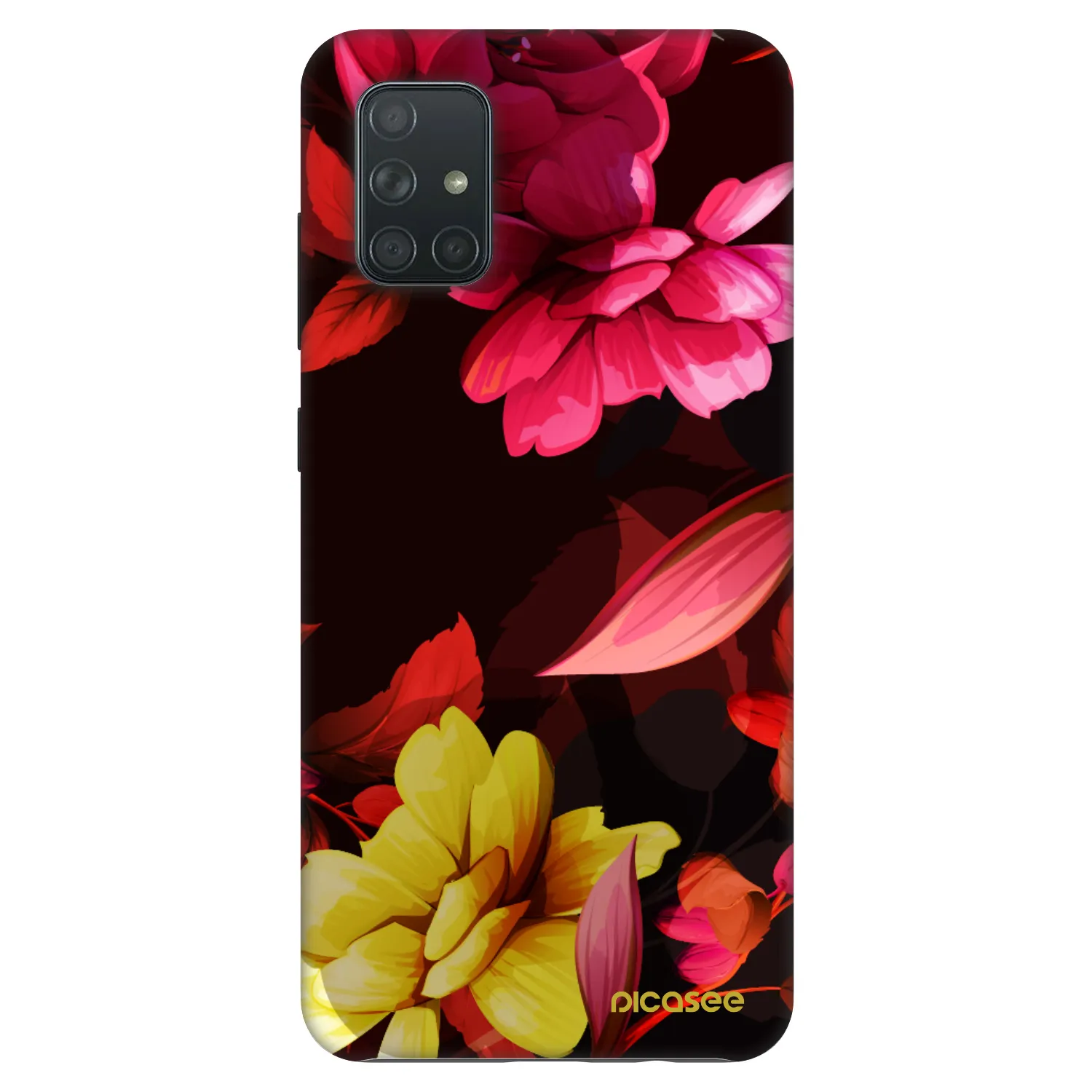 Picasee Fashion Case na Samsung Galaxy A71 A715F - Dark Peonny