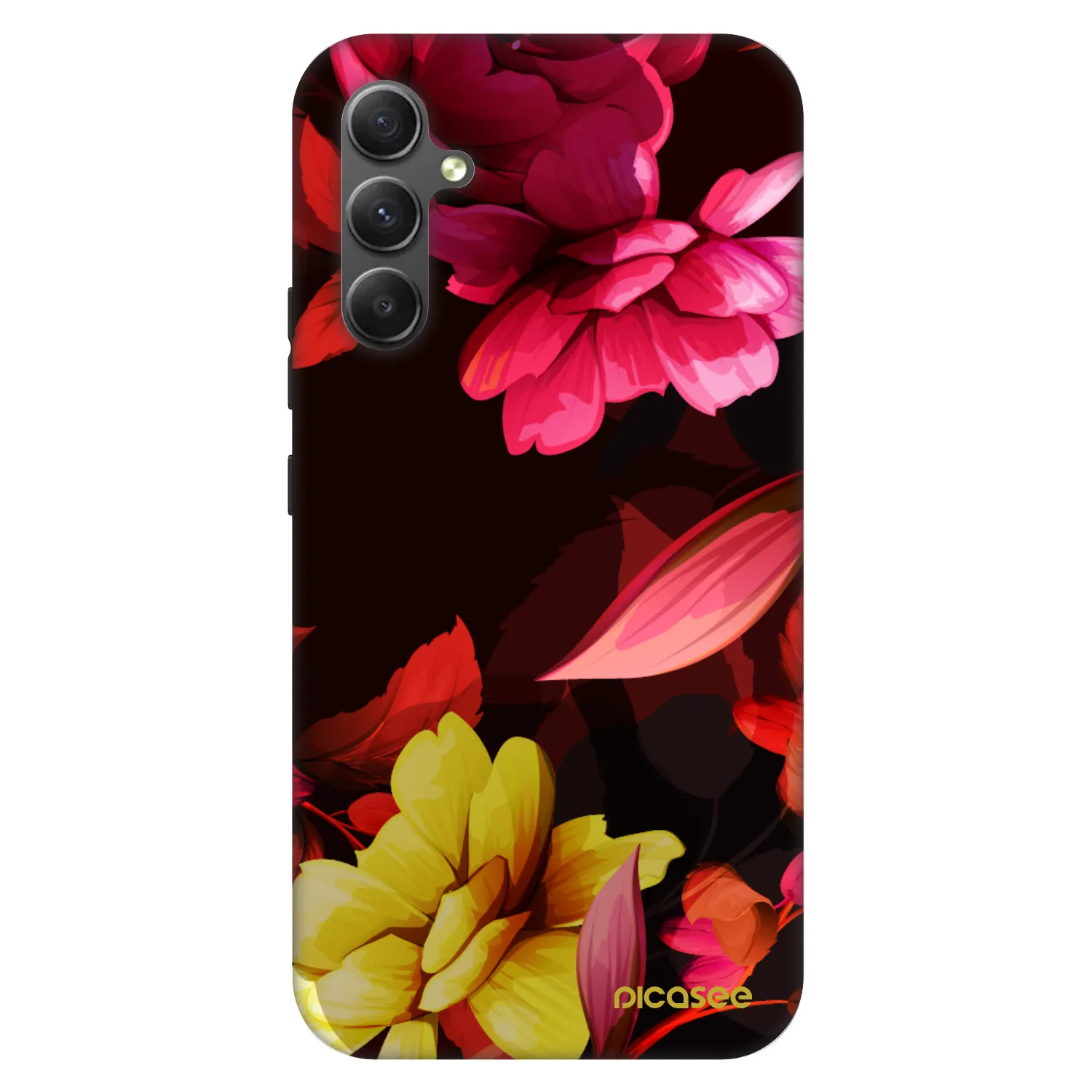 Picasee Fashion Case na Samsung Galaxy A34 5G A346B - Dark Peonny