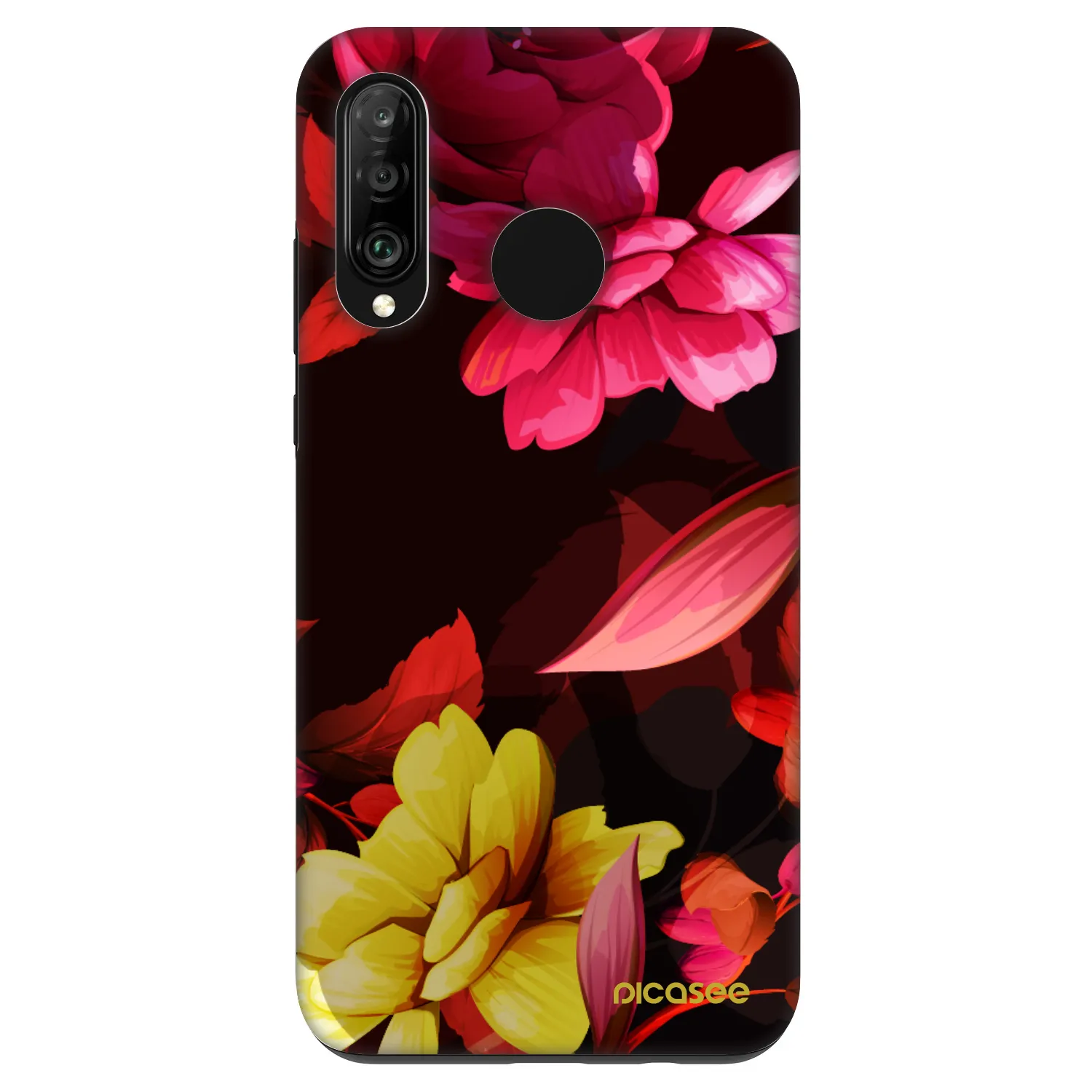 Picasee Fashion Case na Huawei P30 Lite - Dark Peonny