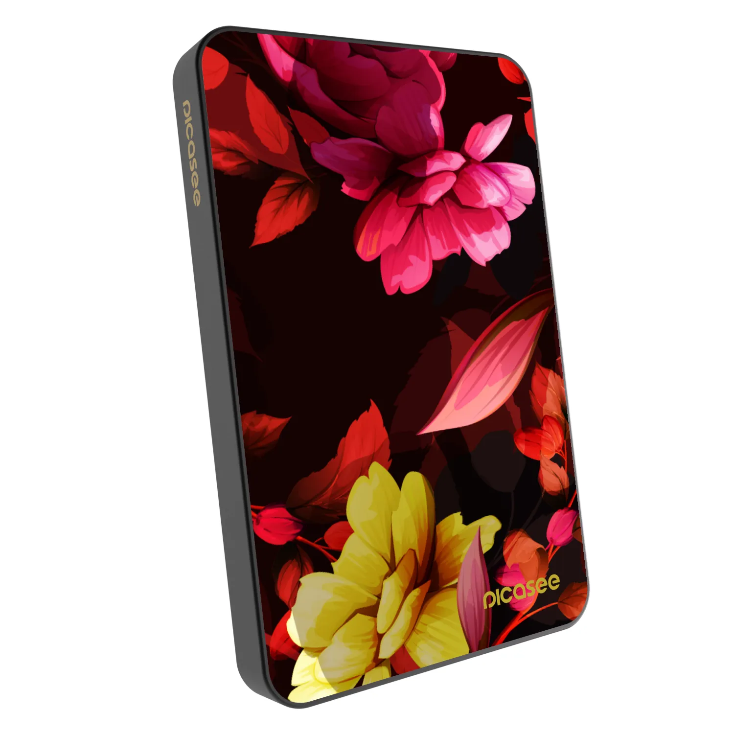 Picasee Powerbank z MagSafe 5 000 mAh Szary - Dark Peonny