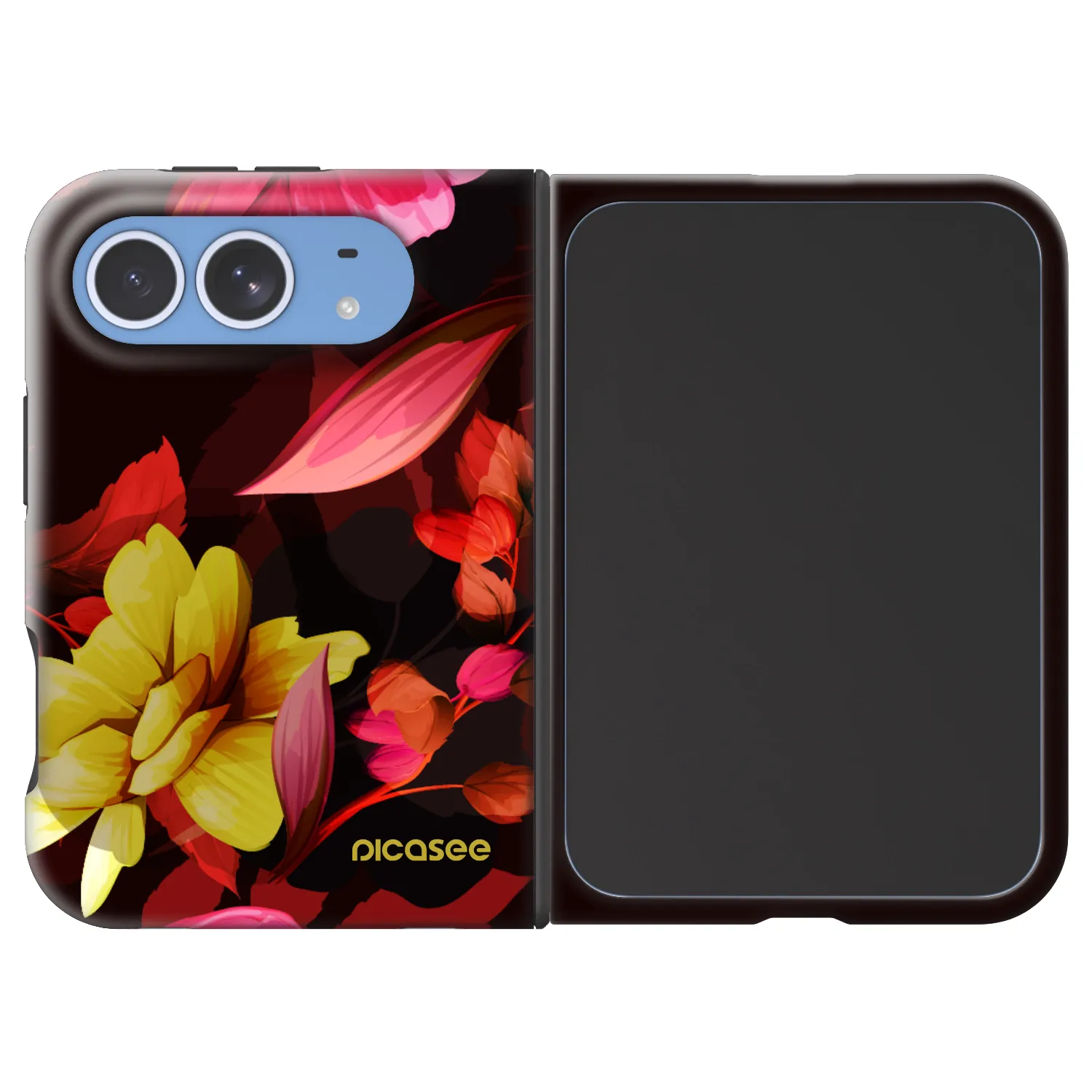 Picasee Fashion Case MagSafe na Apple iPhone Duo - Dark Peonny