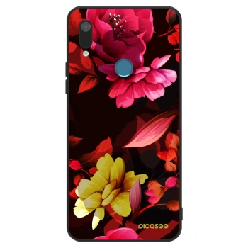 Etui na Huawei Y7 2019 - Dark Peonny