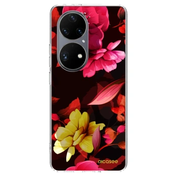 Etui na Huawei P50 - Dark Peonny