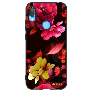 Etui na Huawei Y6 2019 - Dark Peonny