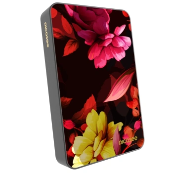 Picasee Powerbank z MagSafe 10 000 mAh Szary - Dark Peonny
