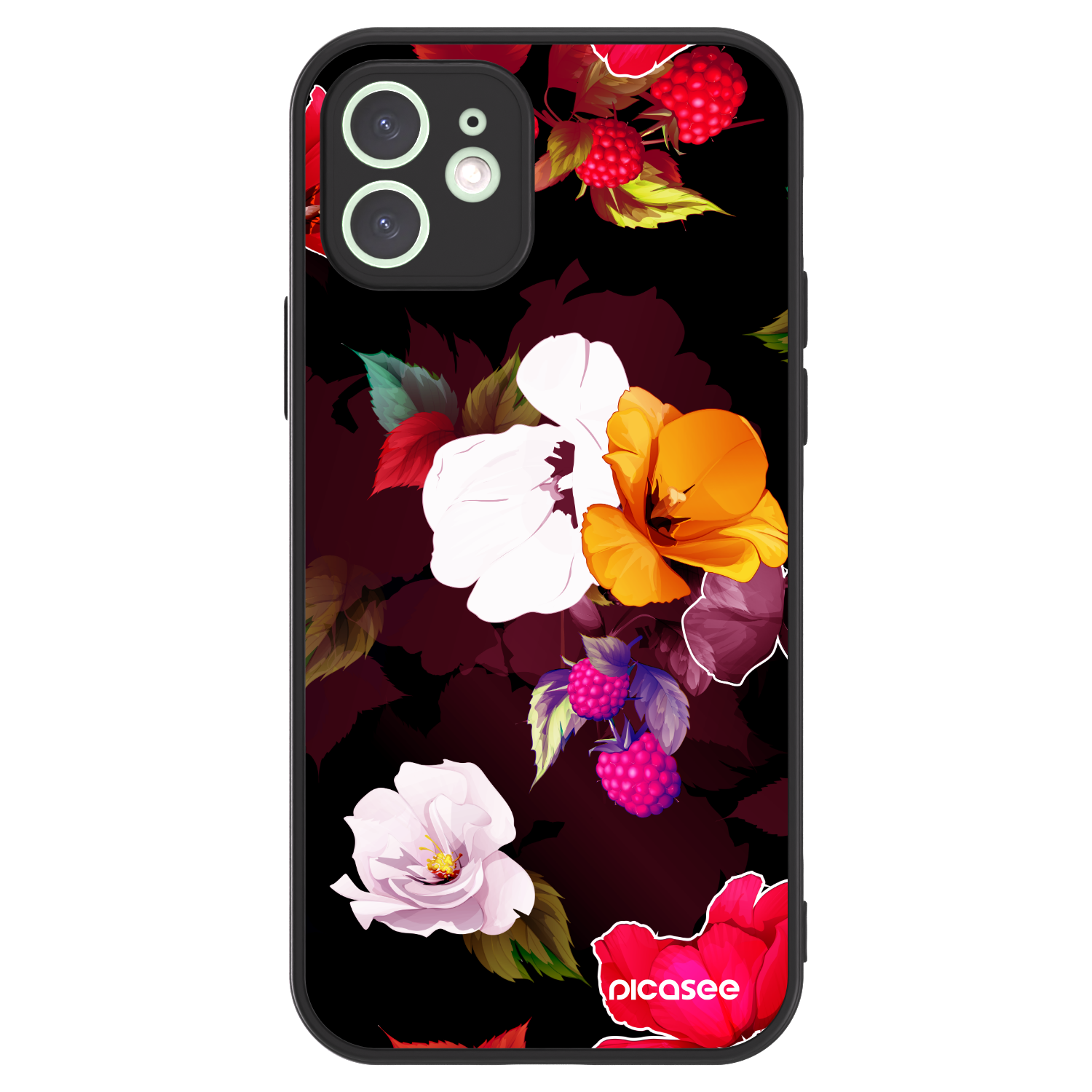 Picasee ULTIMATE CASE MagSafe pro Apple iPhone 12 - Flowers and Berries