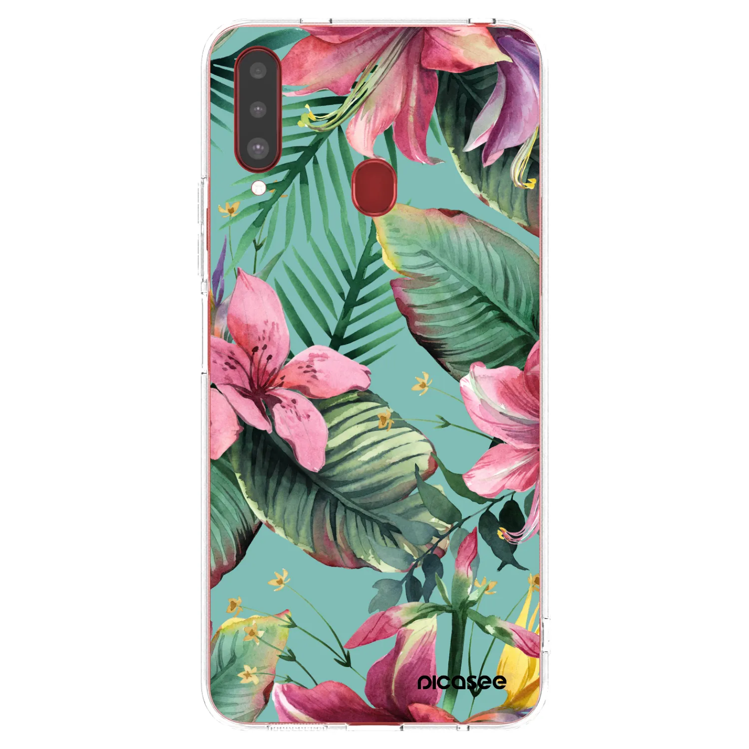 Picasee silikonowe przeźroczyste etui na Samsung Galaxy A20s - Hawaii