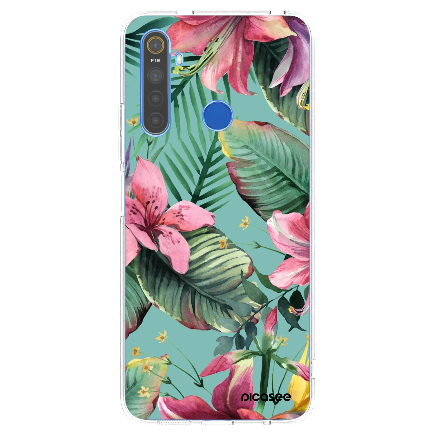 Picasee silikonowe przeźroczyste etui na Realme 5 - Hawaii