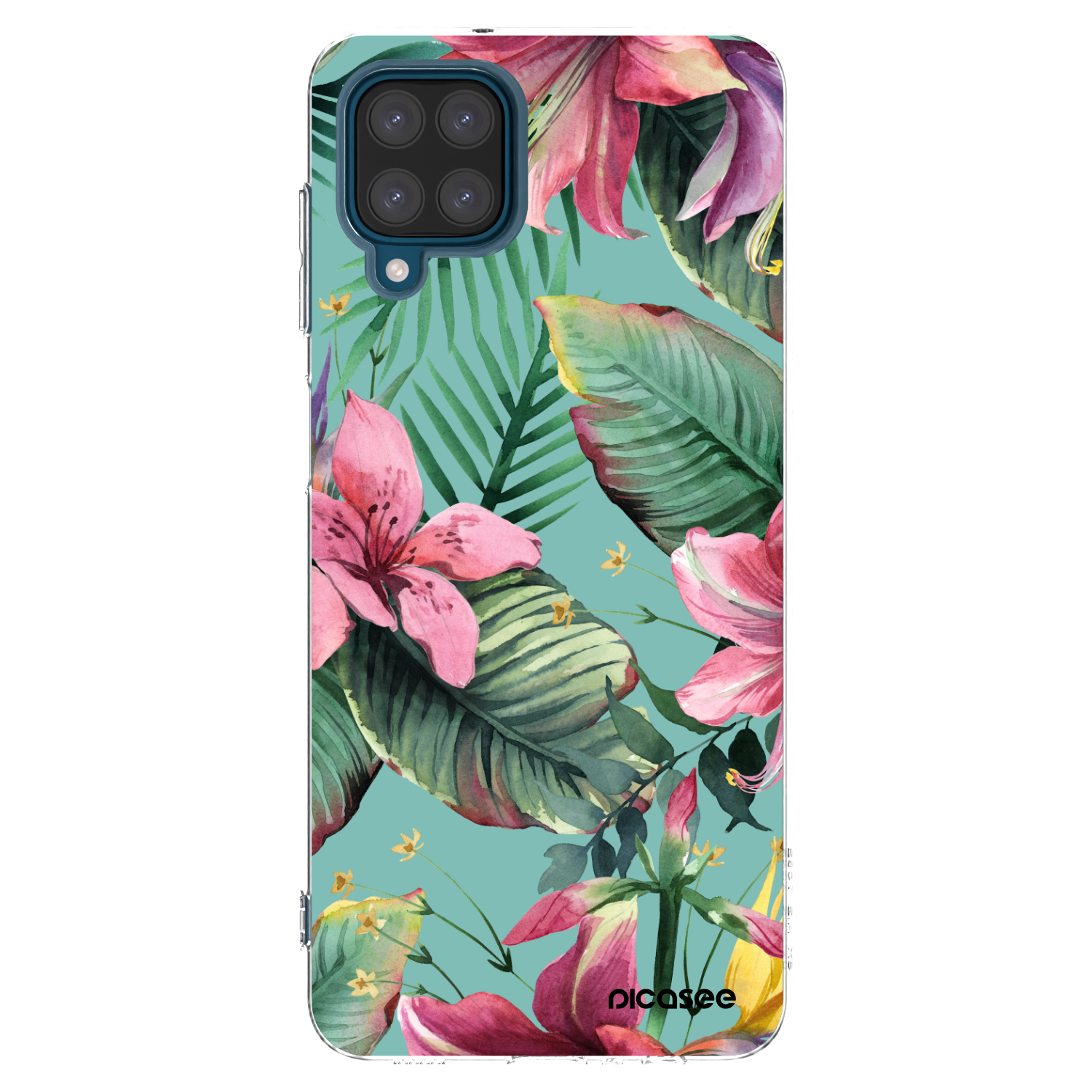 Picasee silikonowe przeźroczyste etui na Samsung Galaxy A12 A125F - Hawaii