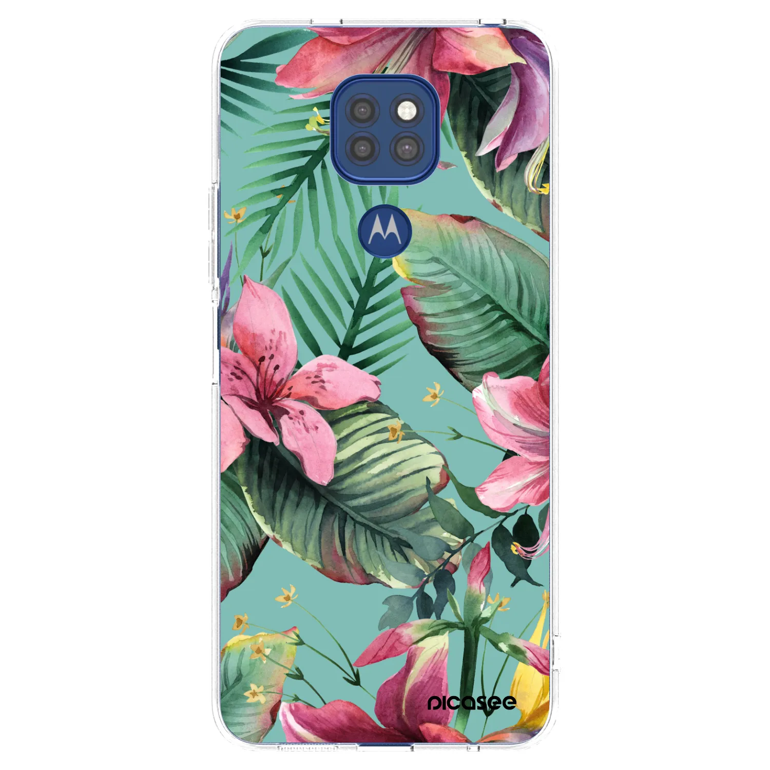 Picasee silikonowe przeźroczyste etui na Motorola Moto G9 Play - Hawaii