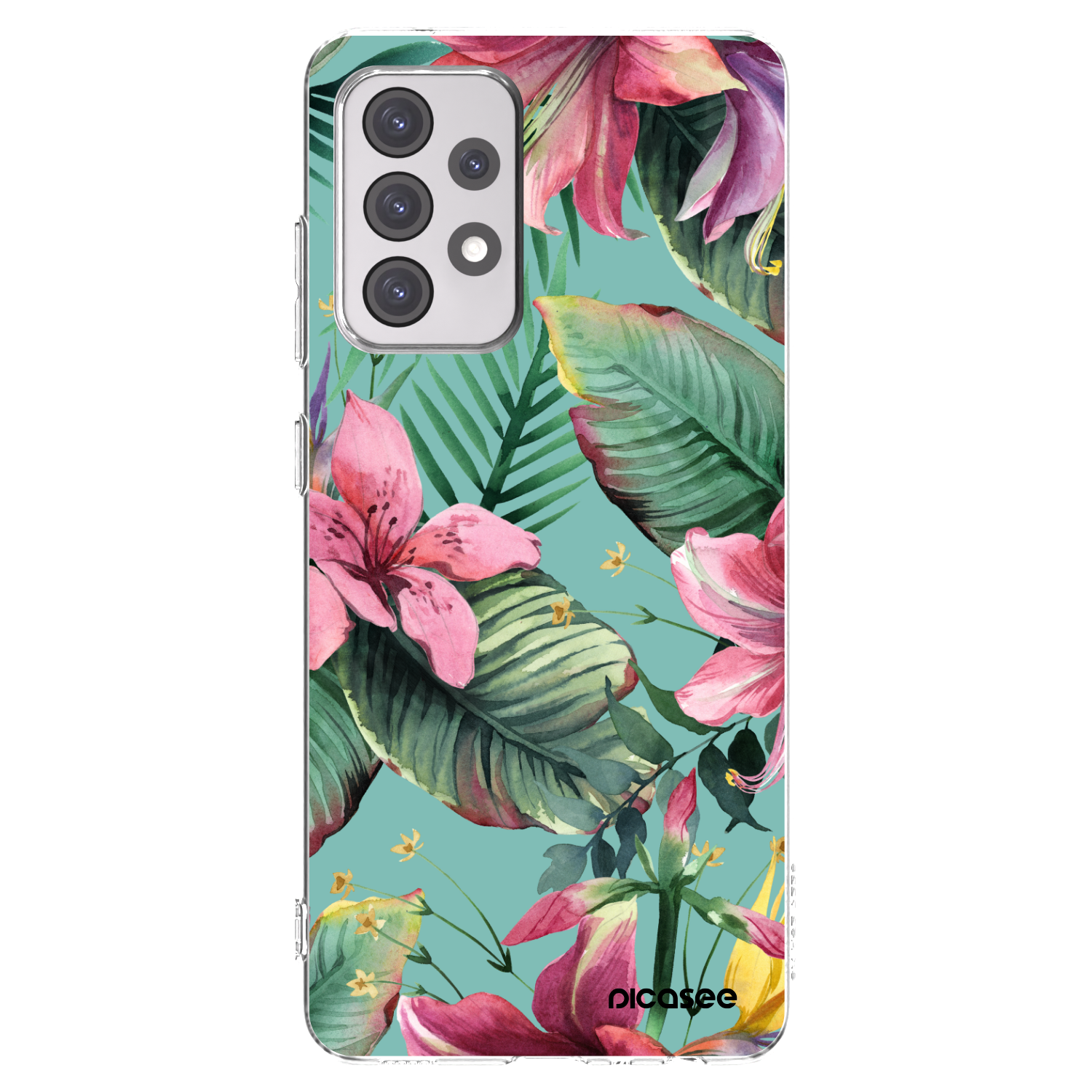 Picasee silikonowe przeźroczyste etui na Samsung Galaxy A52 5G A525F - Hawaii