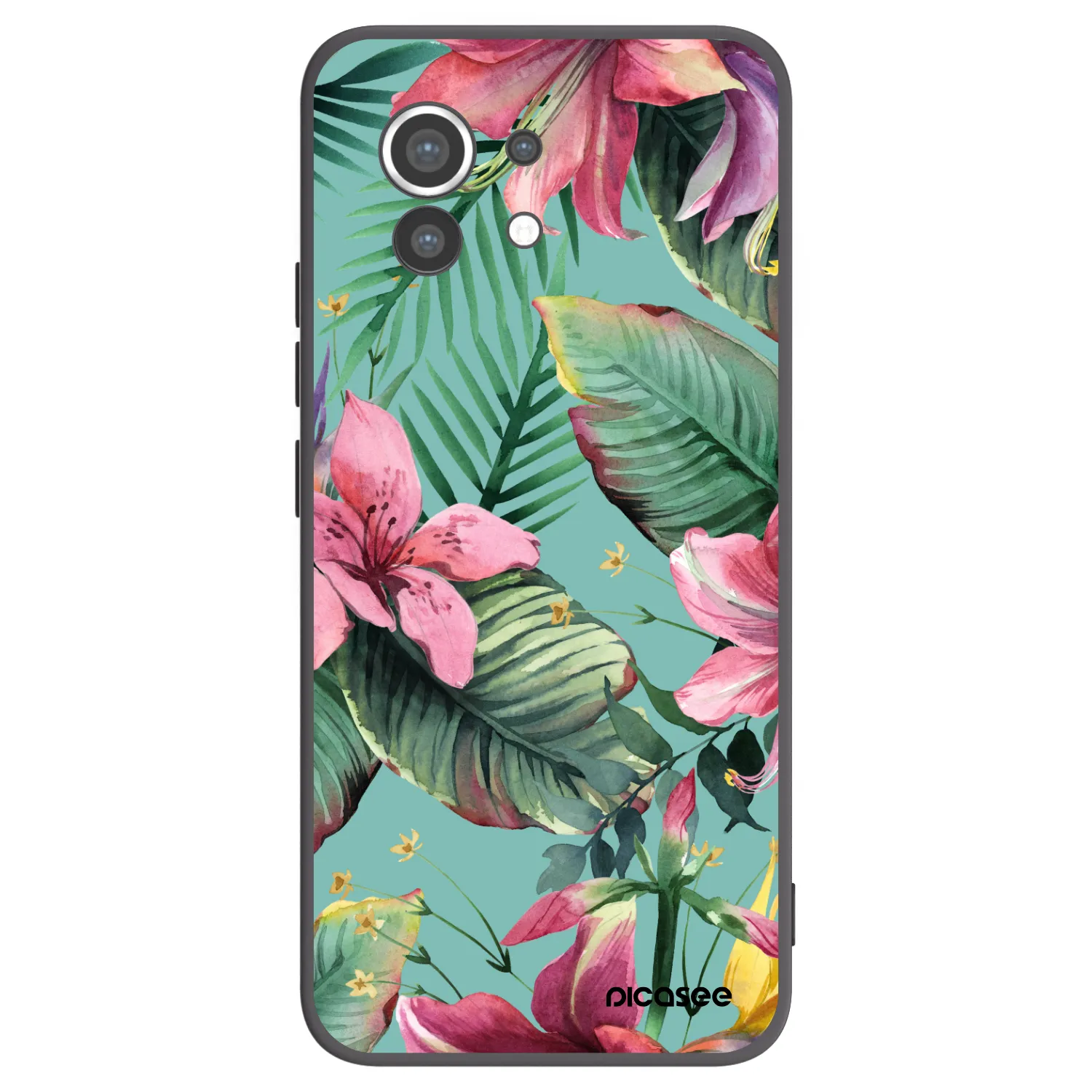 Picasee silikonowe czarne etui na Xiaomi Mi 11 - Hawaii