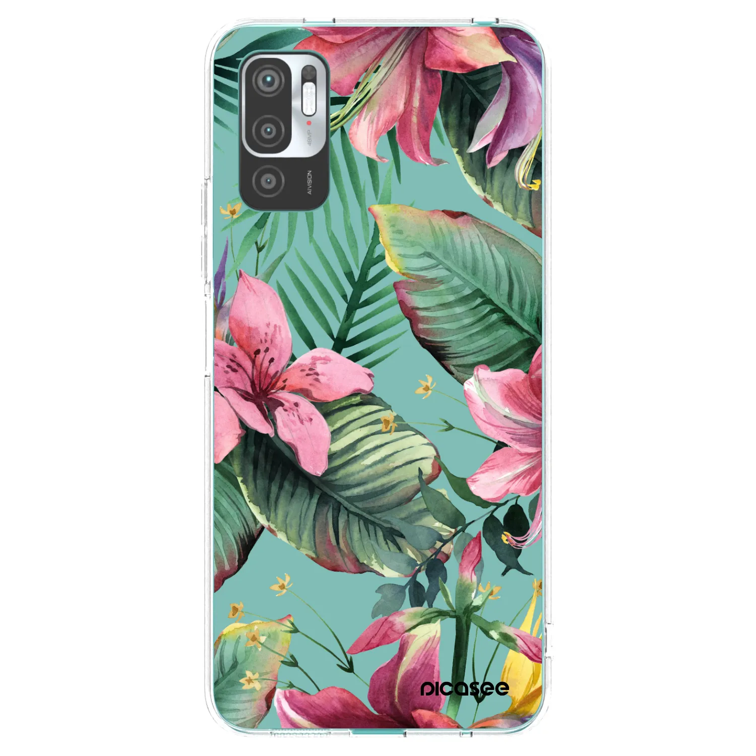 Picasee silikonowe przeźroczyste etui na Xiaomi Redmi Note 10 5G - Hawaii
