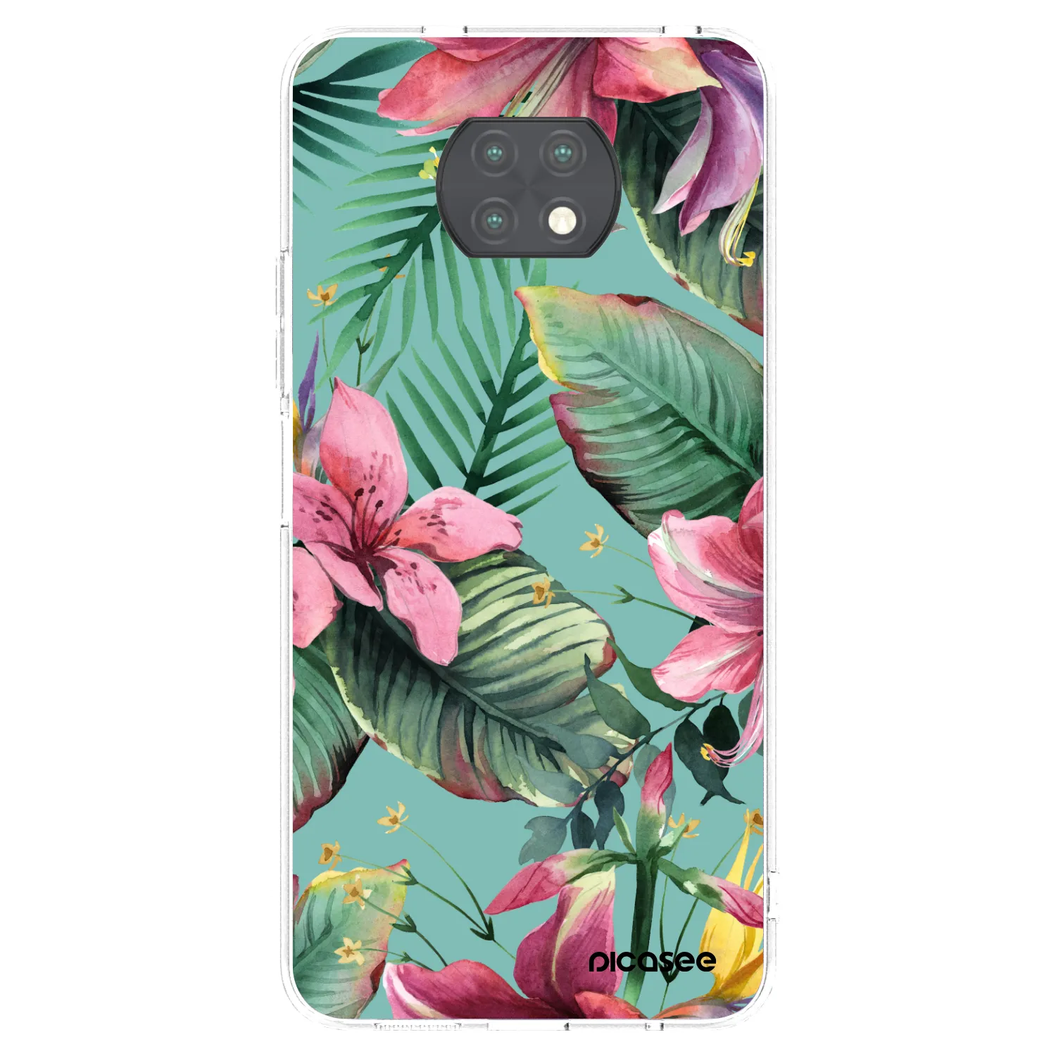 Picasee silikonowe przeźroczyste etui na Xiaomi Redmi Note 9T - Hawaii