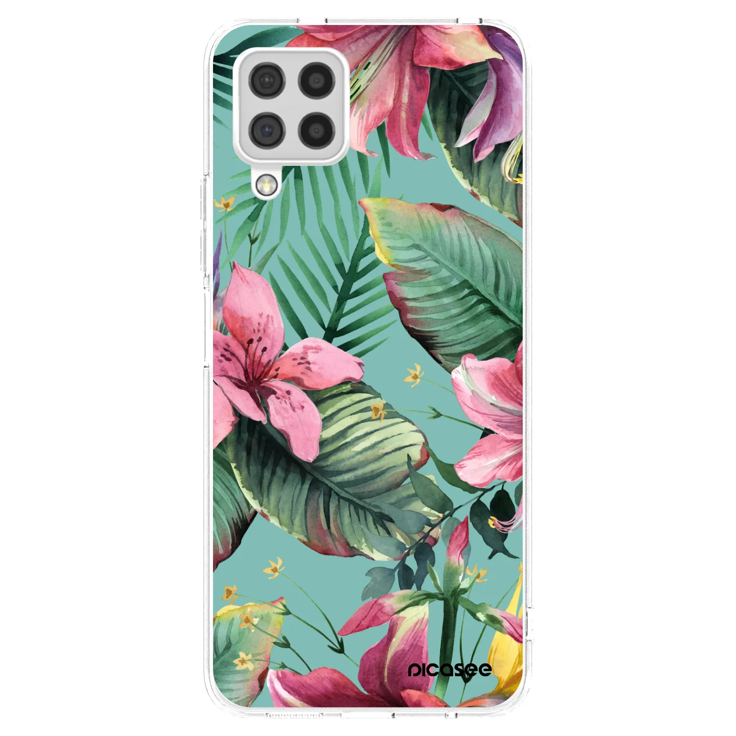 Picasee silikonowe przeźroczyste etui na Samsung Galaxy A22 A225F 4G - Hawaii