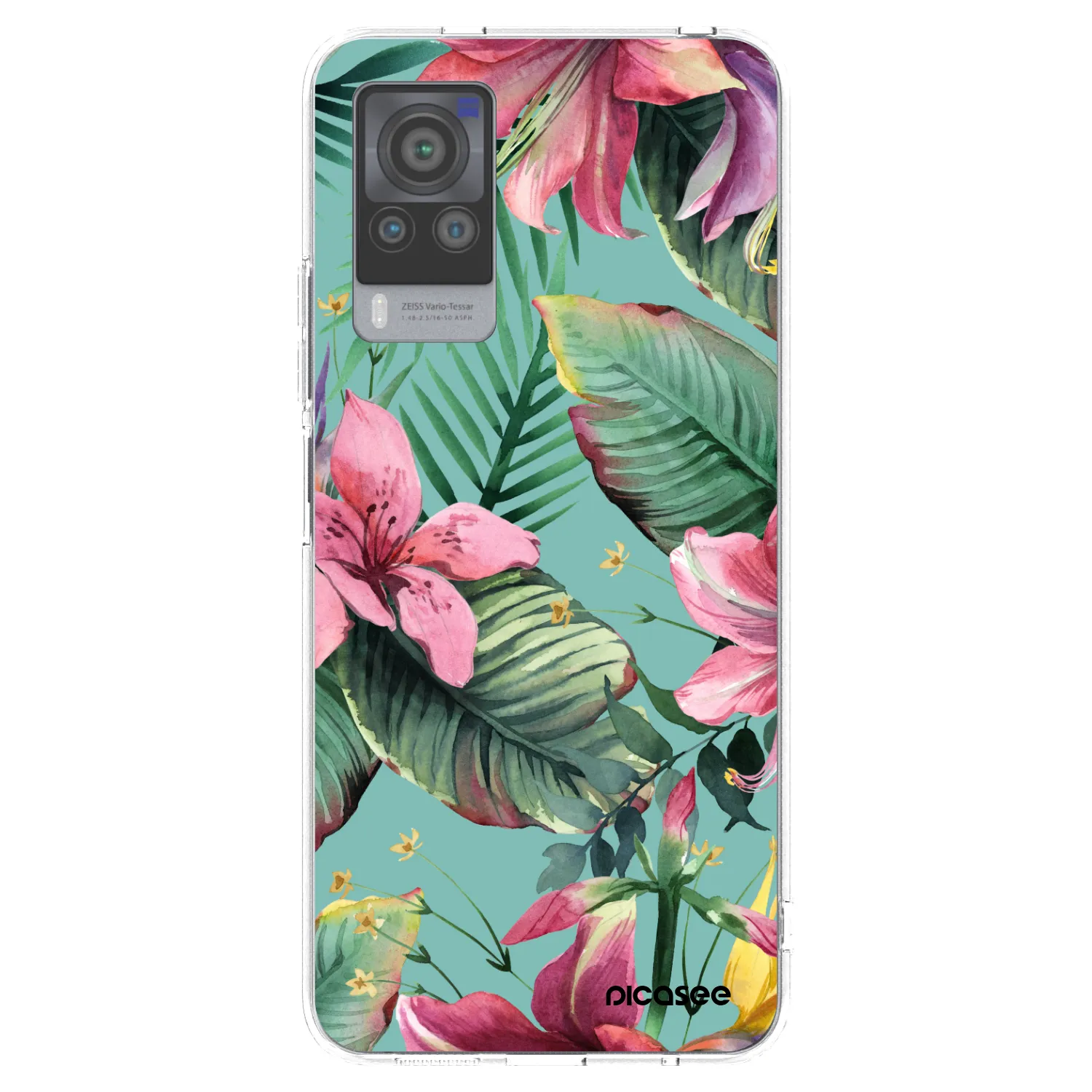 Picasee silikonowe przeźroczyste etui na Vivo X60 Pro 5G - Hawaii