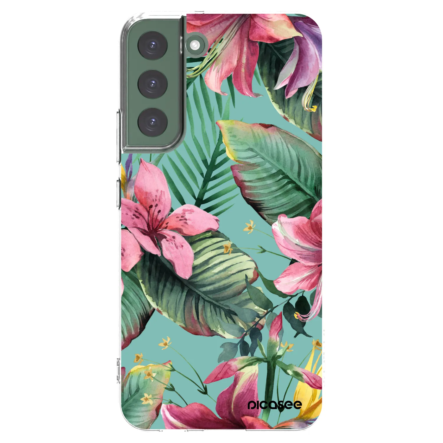 Picasee silikonowe przeźroczyste etui na Samsung Galaxy S22+ 5G - Hawaii