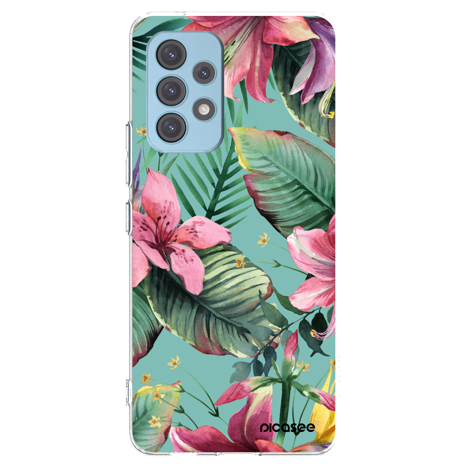 Picasee silikonowe przeźroczyste etui na Samsung Galaxy A53 5G A536 - Hawaii
