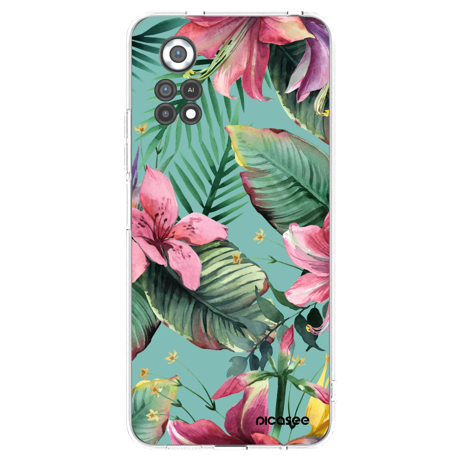 Picasee silikonowe przeźroczyste etui na Xiaomi Poco X4 Pro 5G - Hawaii