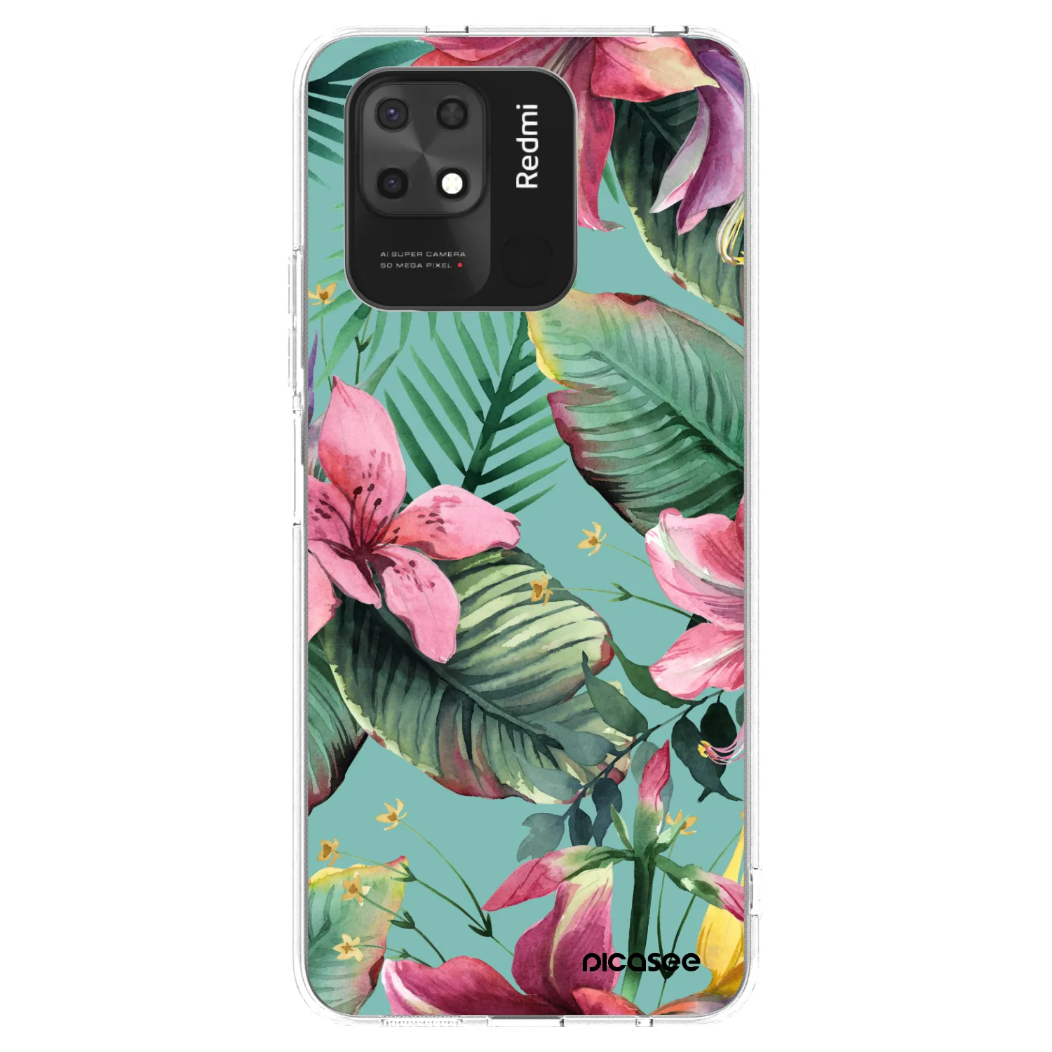 Picasee silikonowe przeźroczyste etui na Xiaomi Redmi 10C - Hawaii