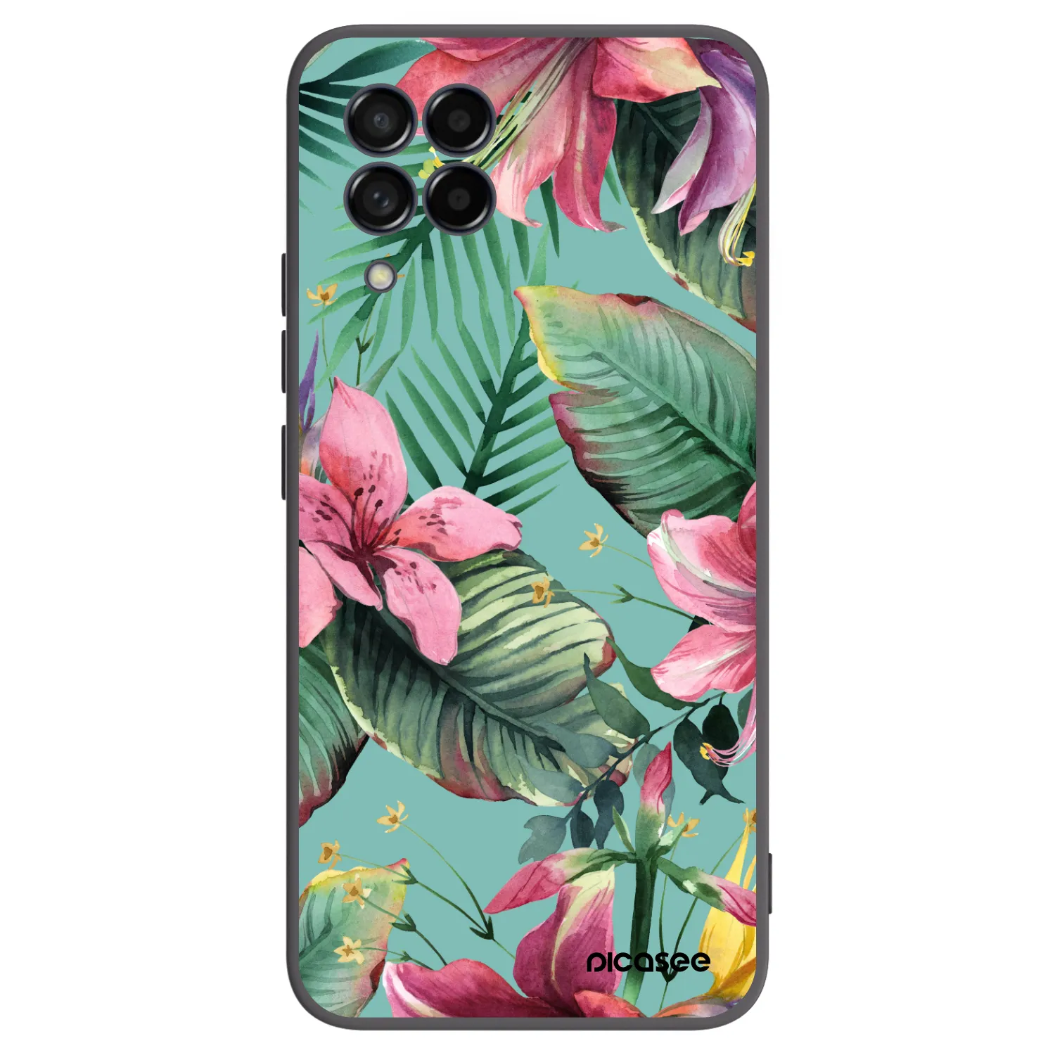 Picasee silikonowe czarne etui na Samsung Galaxy M53 5G - Hawaii