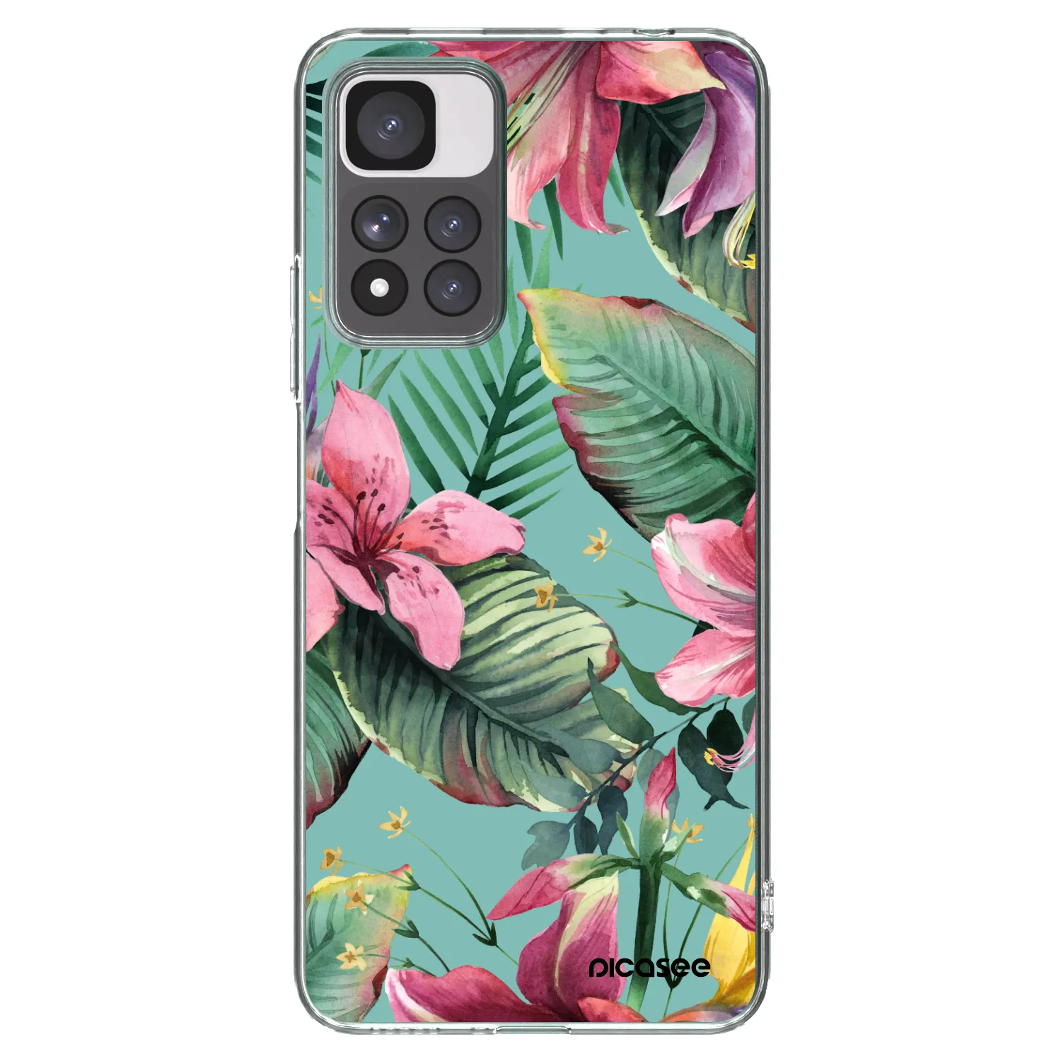 Picasee silikonowe przeźroczyste etui na Xiaomi Redmi Note 11 Pro+ 5G - Hawaii