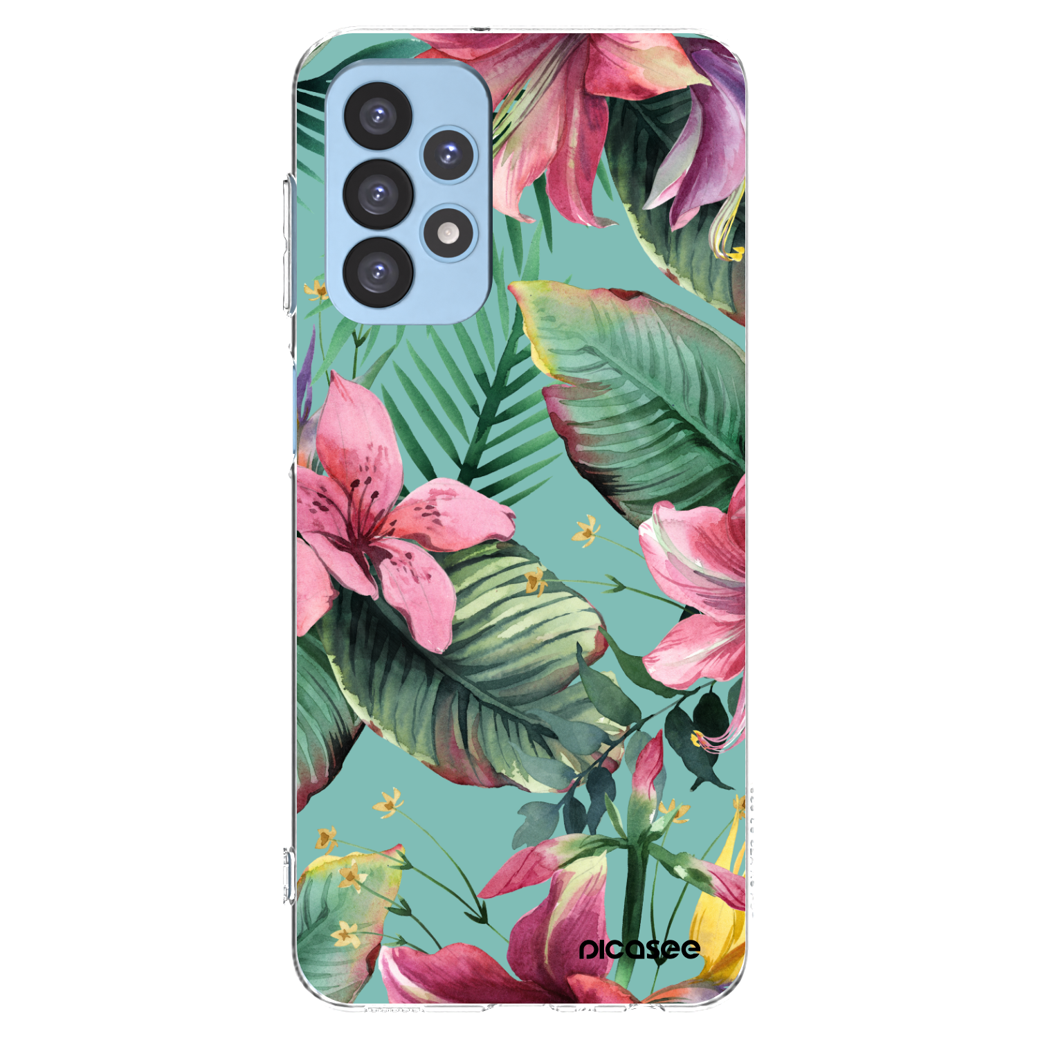 Picasee silikonowe przeźroczyste etui na Samsung Galaxy A23 A235F 4G - Hawaii