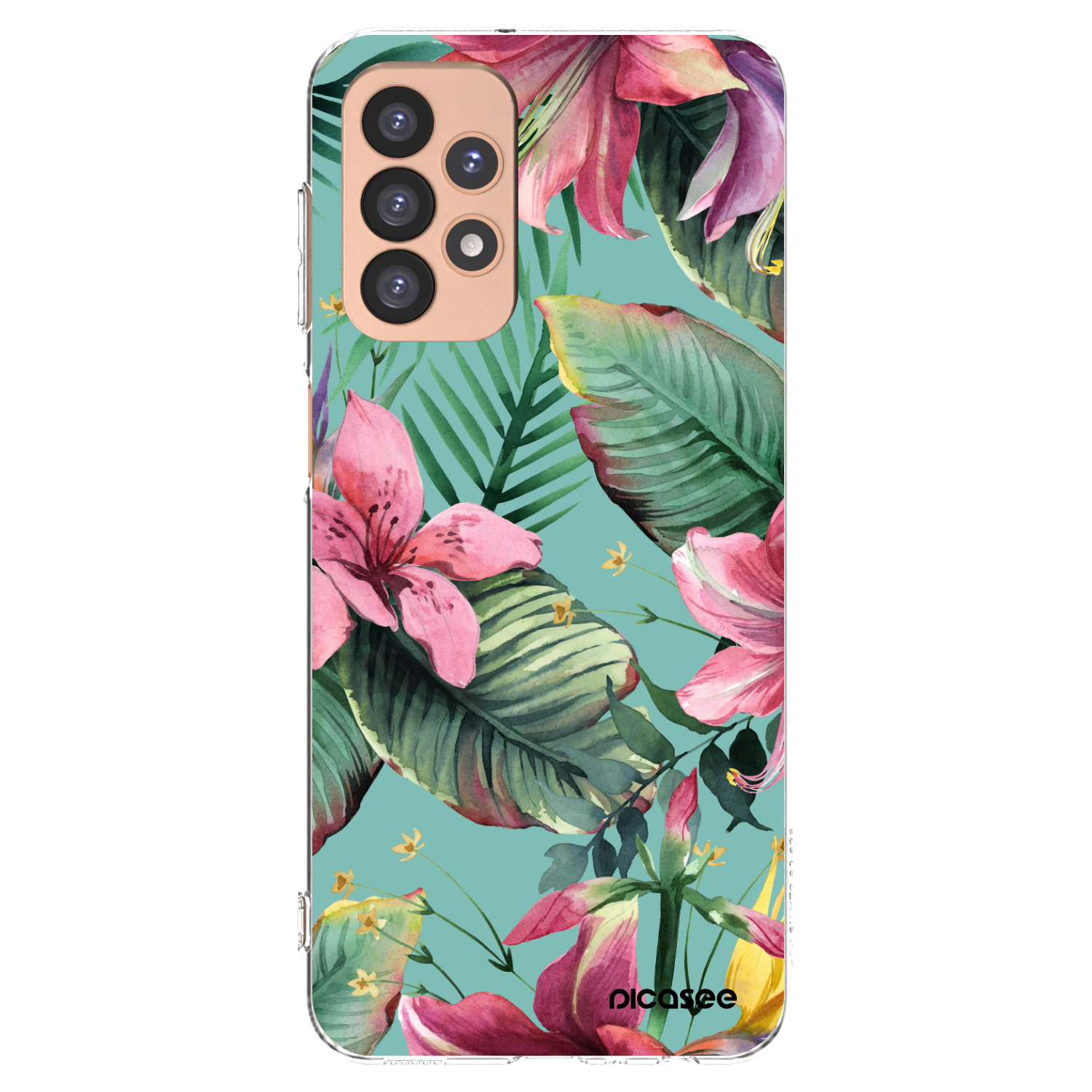 Picasee silikonowe przeźroczyste etui na Samsung Galaxy A23 A236B 5G - Hawaii