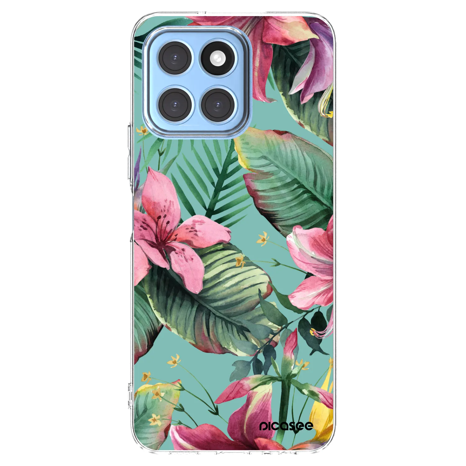 Picasee silikonowe przeźroczyste etui na Honor X8 5G - Hawaii