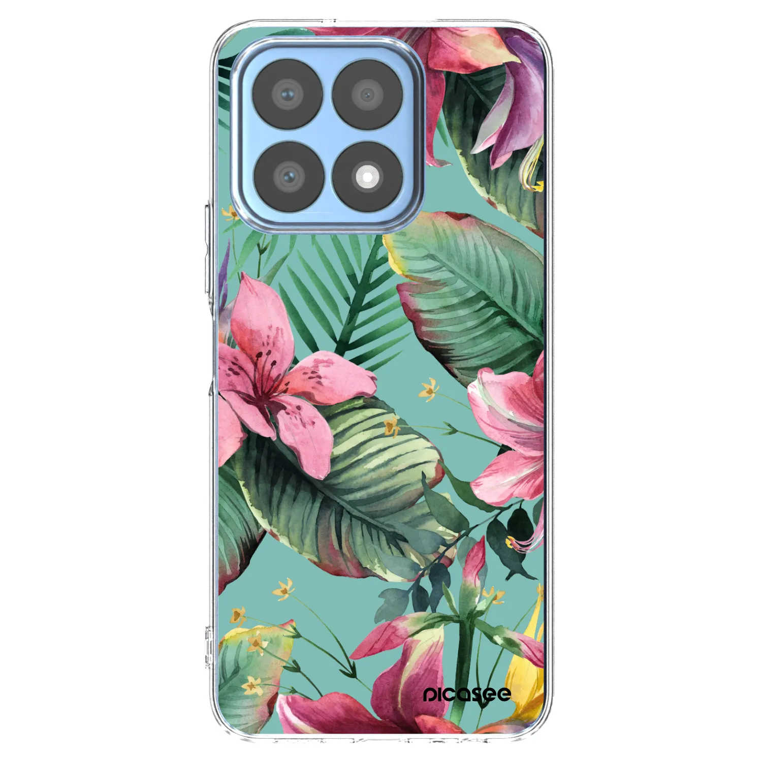 Picasee silikonowe przeźroczyste etui na Honor X8a - Hawaii