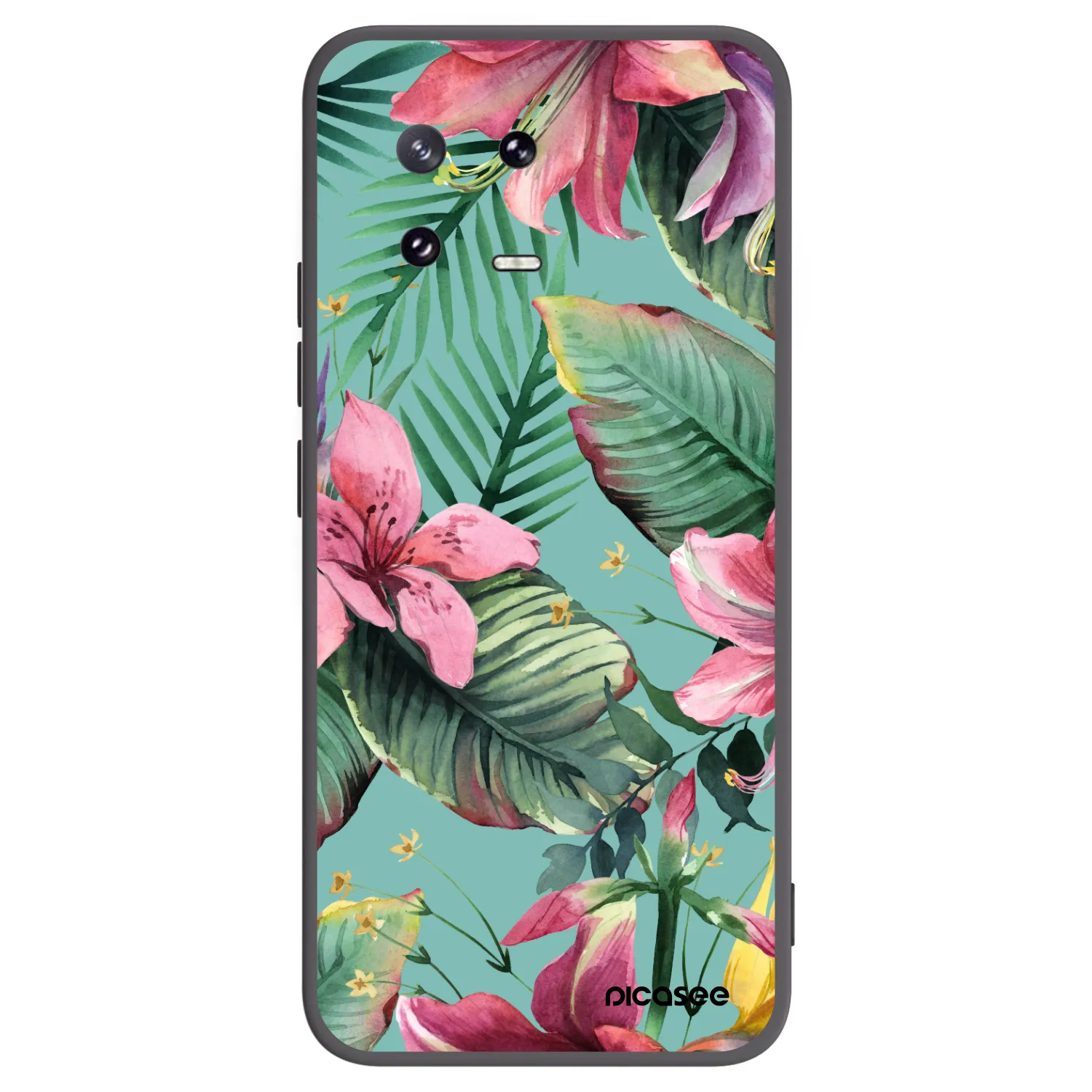 Picasee silikonowe czarne etui na Xiaomi 13 Pro - Hawaii
