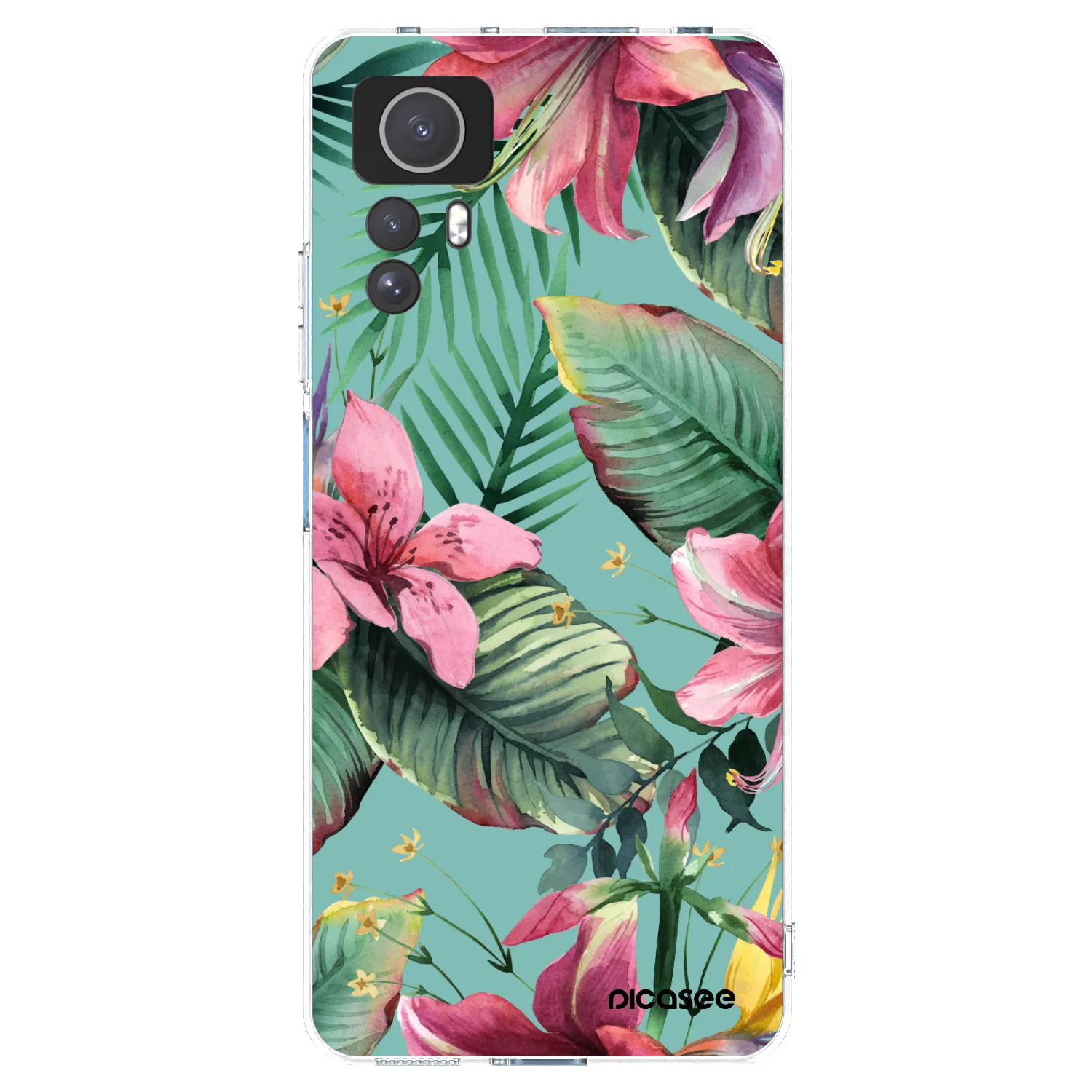 Picasee silikonowe przeźroczyste etui na Xiaomi Redmi Note 12S - Hawaii