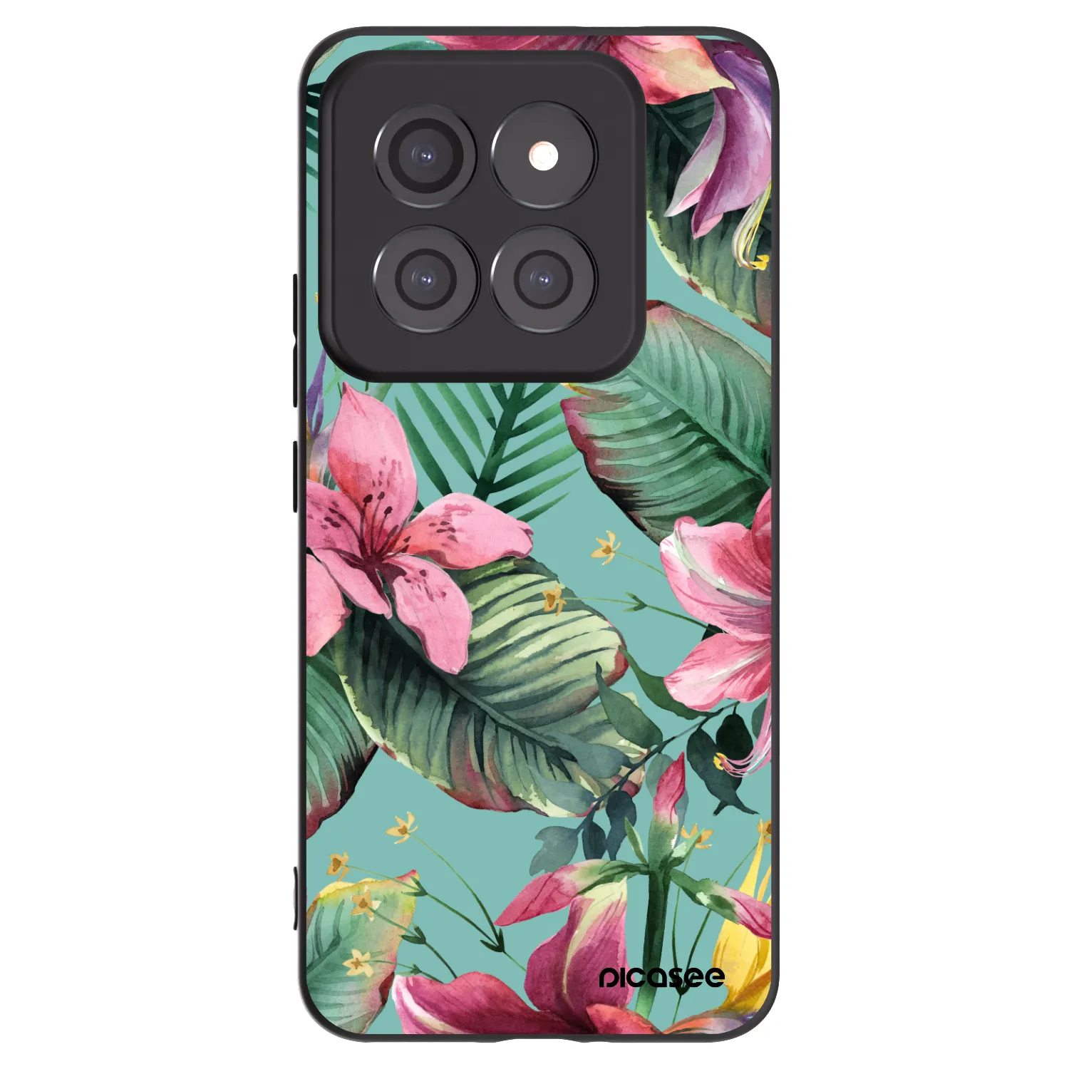 Picasee silikonowe czarne etui na Xiaomi 14 Pro - Hawaii