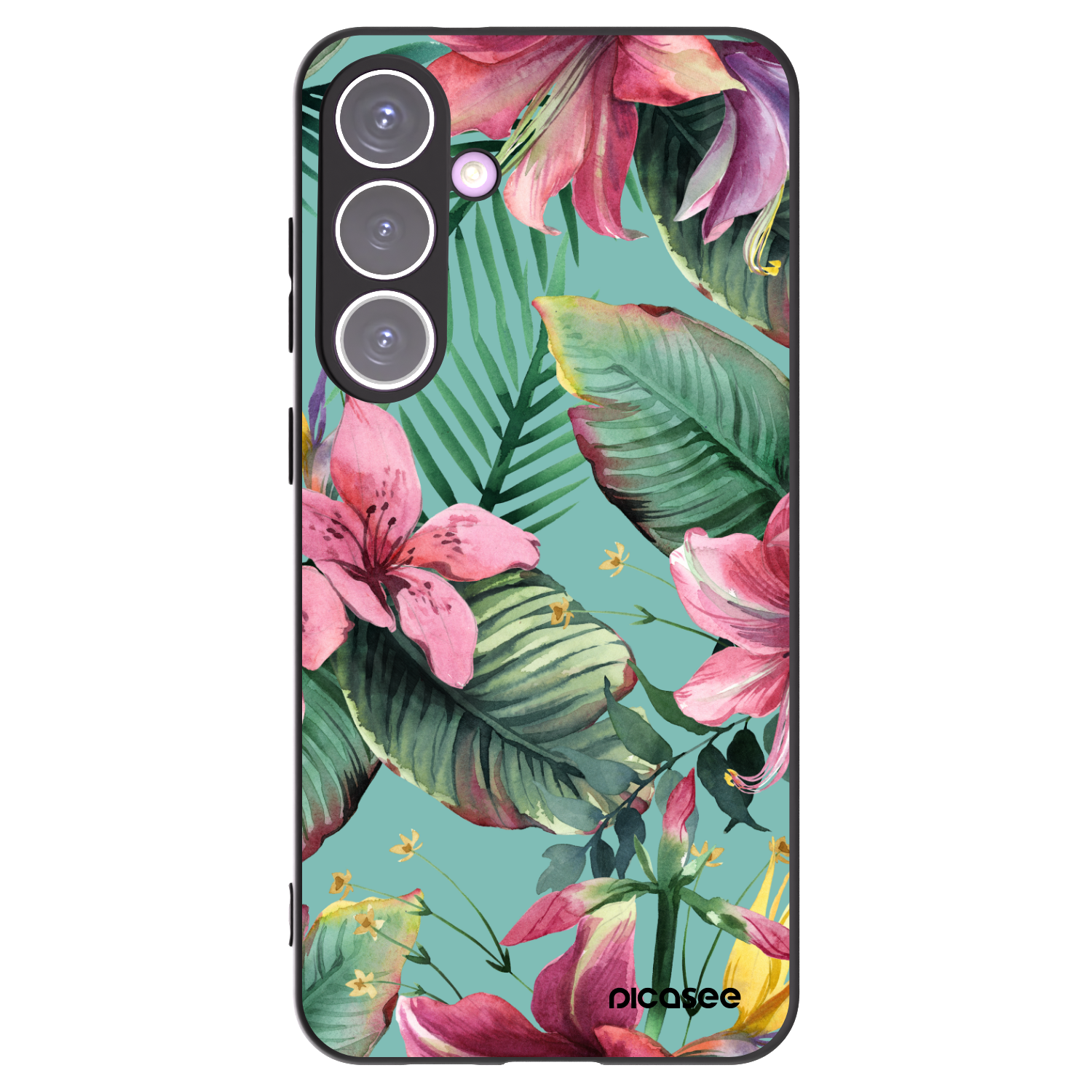 Picasee silikonowe czarne etui na Samsung Galaxy S24+ S926B 5G - Hawaii