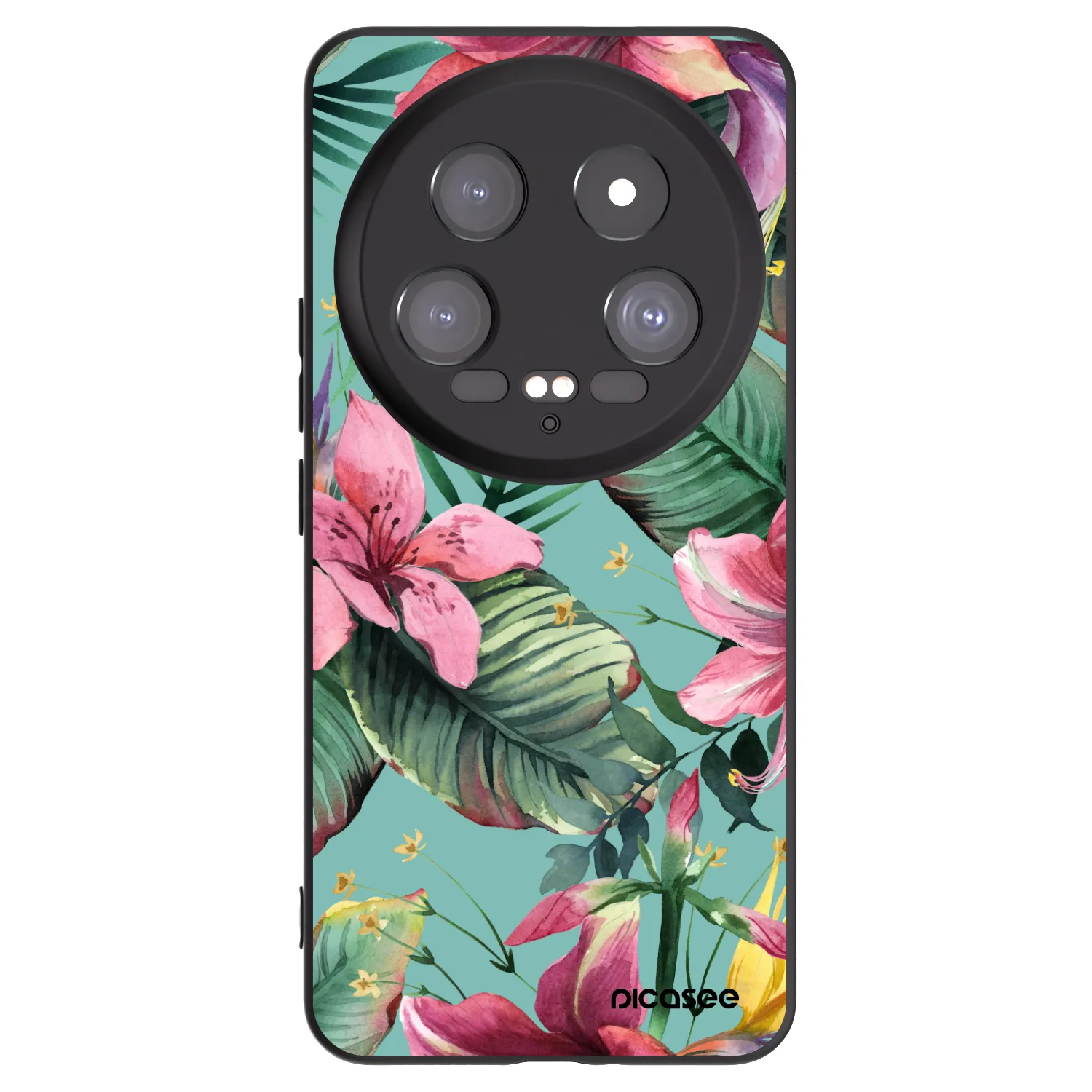 Picasee silikonowe czarne etui na Xiaomi 14 Ultra - Hawaii