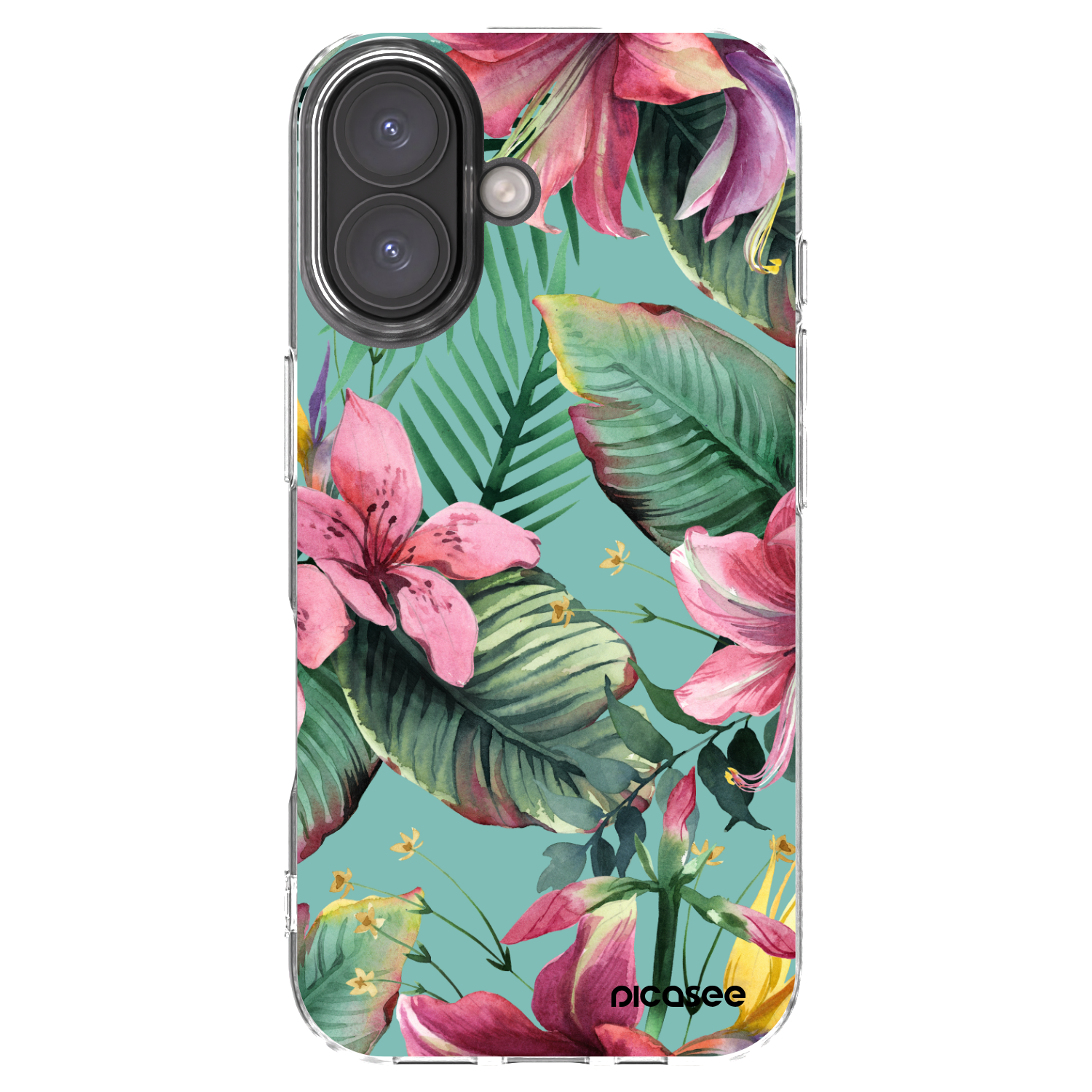 Picasee silikonowe przeźroczyste etui na Apple iPhone 16 - Hawaii
