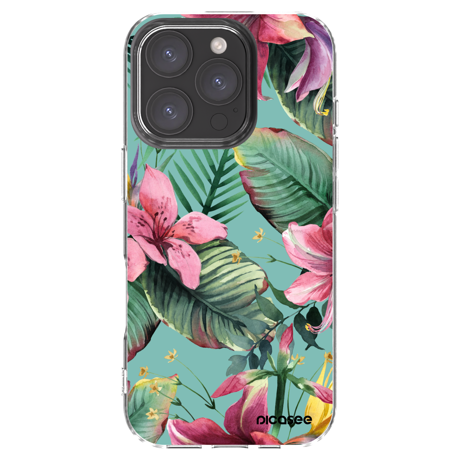 Picasee silikonowe przeźroczyste etui na Apple iPhone 16 Pro - Hawaii