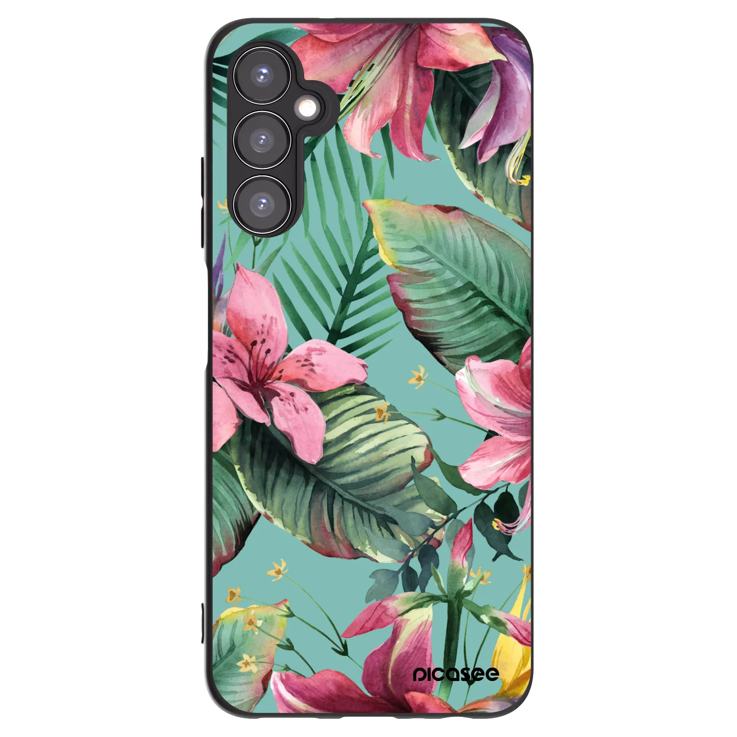 Picasee silikonowe czarne etui na Samsung Galaxy A05s A057G - Hawaii