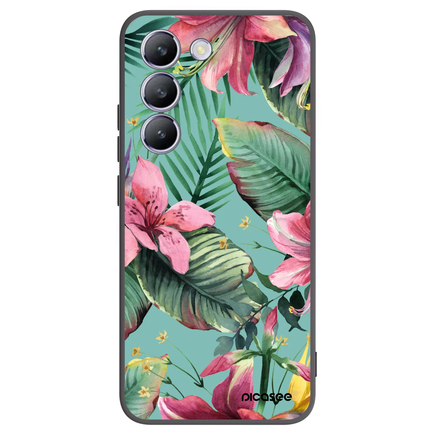 Picasee silikonowe czarne etui na Vivo V40 SE 5G - Hawaii