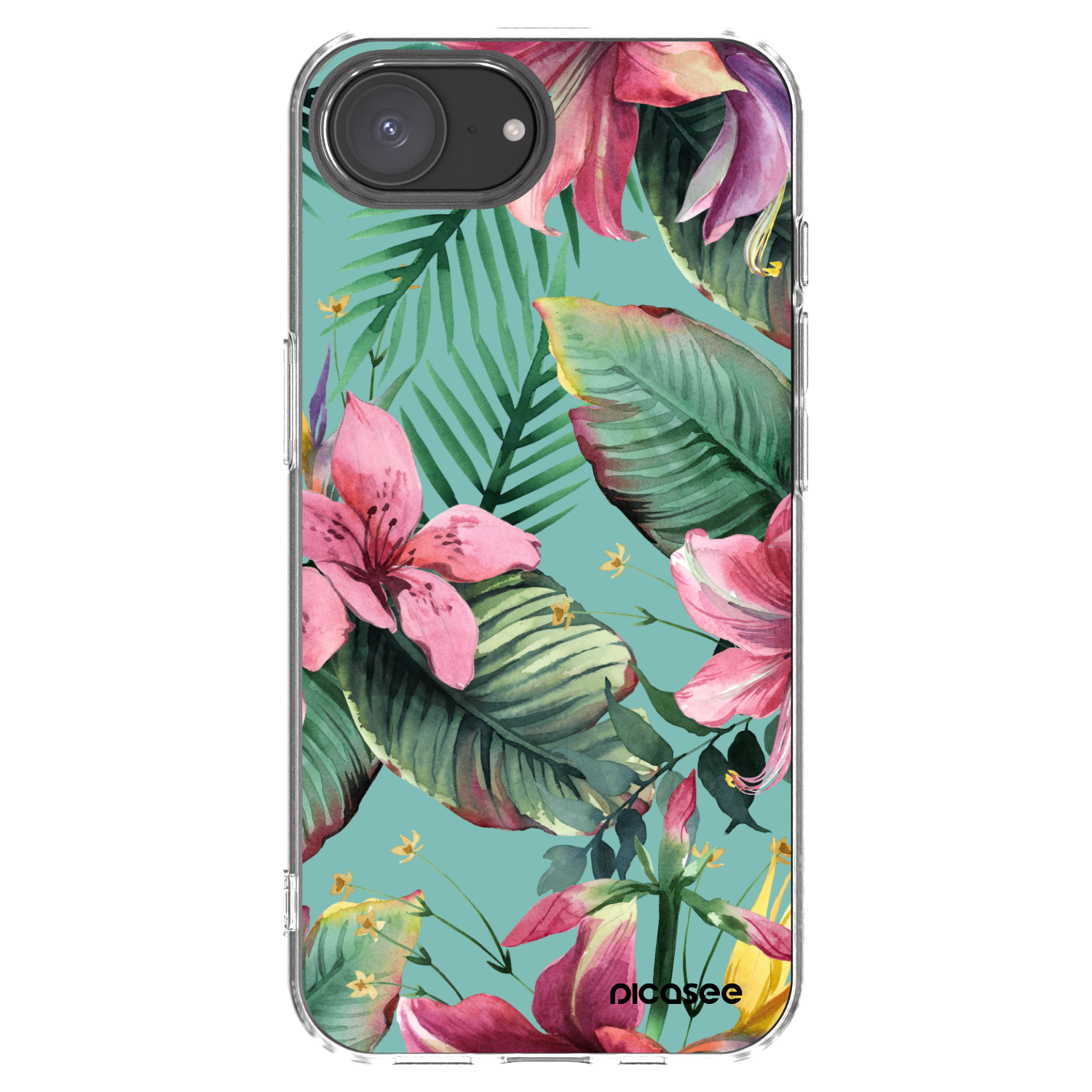 Picasee silikonowe przeźroczyste etui na Apple iPhone 16e - Hawaii
