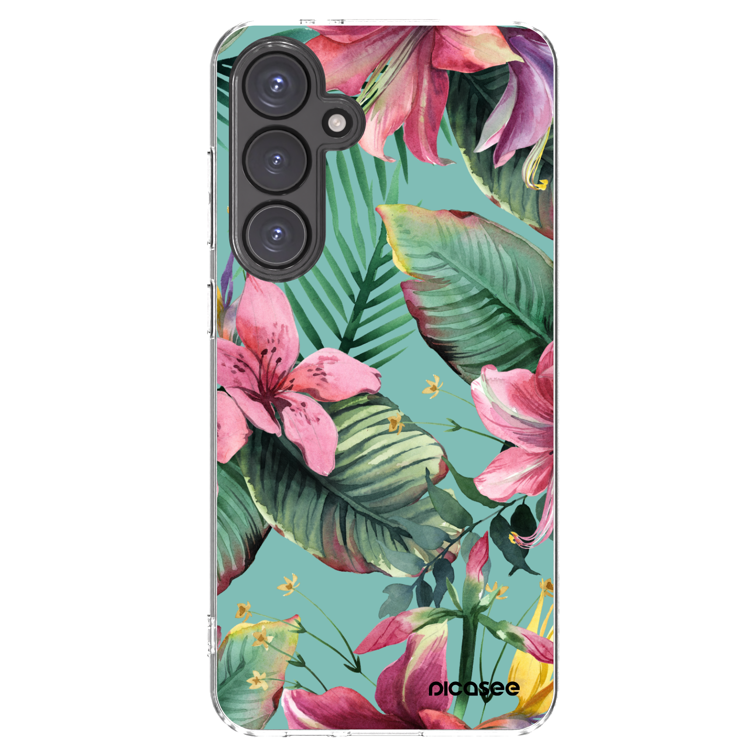 Picasee silikonowe przeźroczyste etui na Samsung Galaxy S24 FE S721B - Hawaii