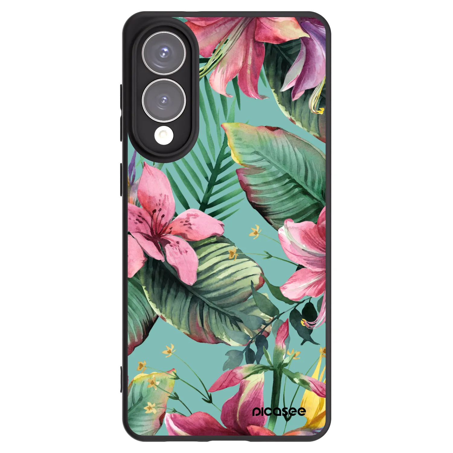 Picasee silikonowe czarne etui na Samsung Galaxy S25 Edge 5G - Hawaii