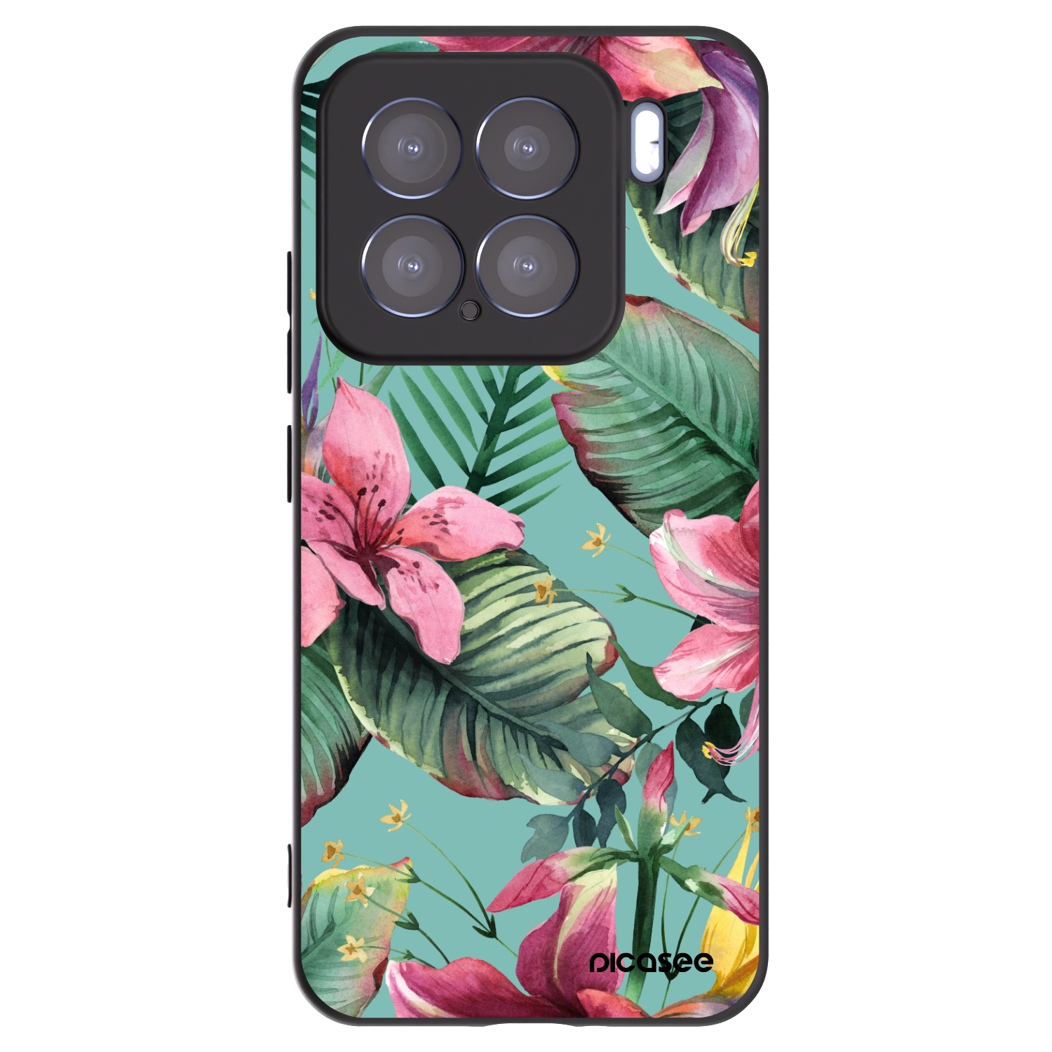 Picasee silikonowe czarne etui na Xiaomi 15 - Hawaii